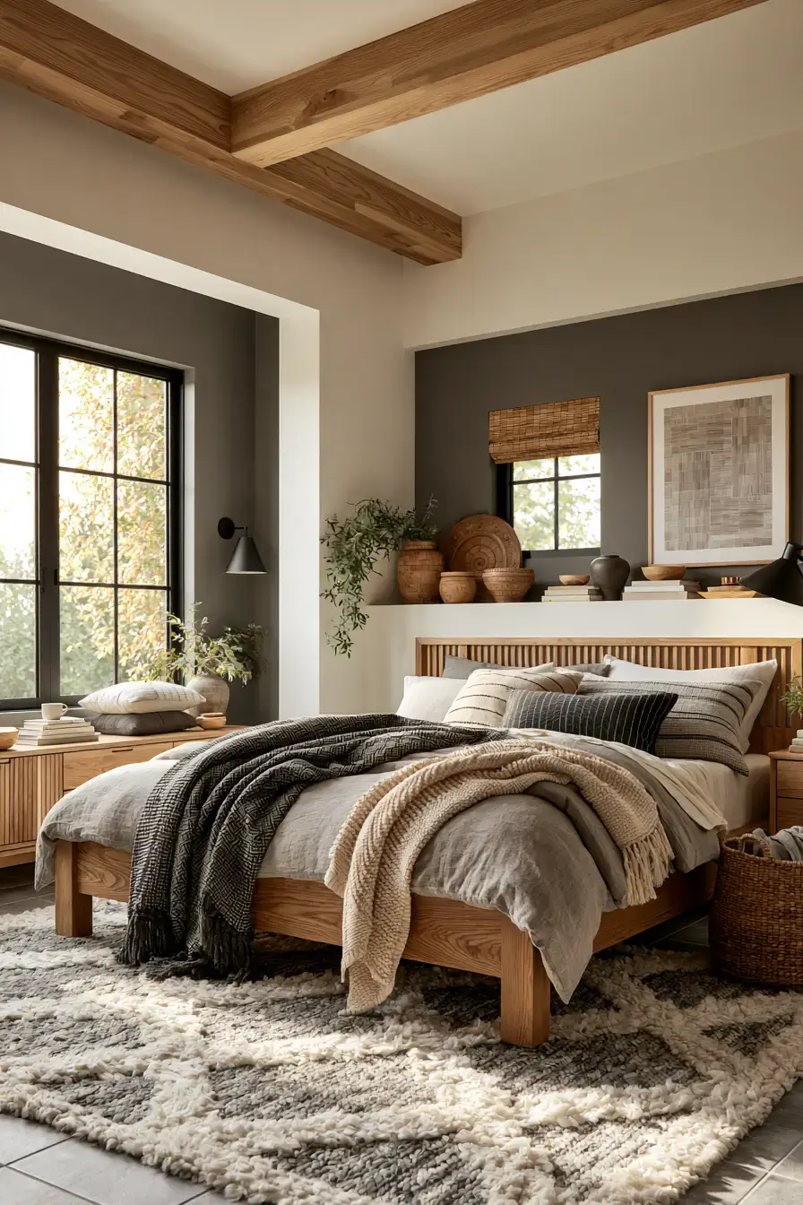 29 Japandi Style Bedroom Ideas for Sleeping Simply 9 japandi style bedroom
