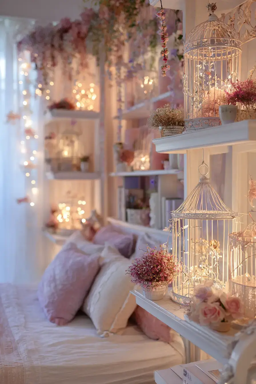 29 Vintage Birdcage Decor Ideas That Give Flea Market Finds a Second Life 9 vintage birdcage decor ideas