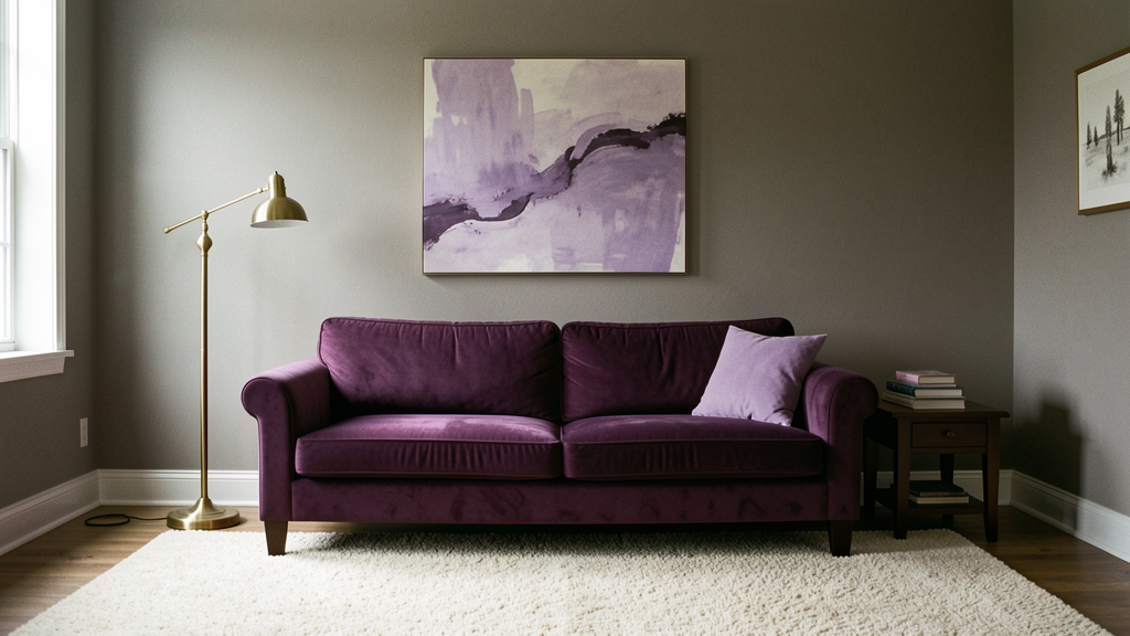 29 Purple Living Room Ideas That Prove the Color Deserves a Comeback 33 purple living room