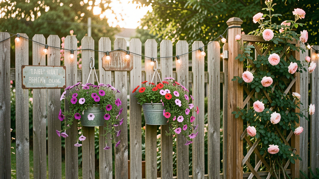 29 Yard Fence Decor Ideas That Turn a Boundary Into a Backdrop 31 yard fence decor ideas