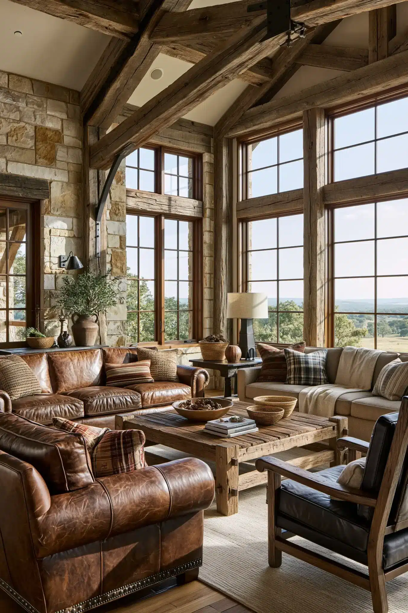 29 Western Style Home Decor Ideas with Real Weathered Wood 1
