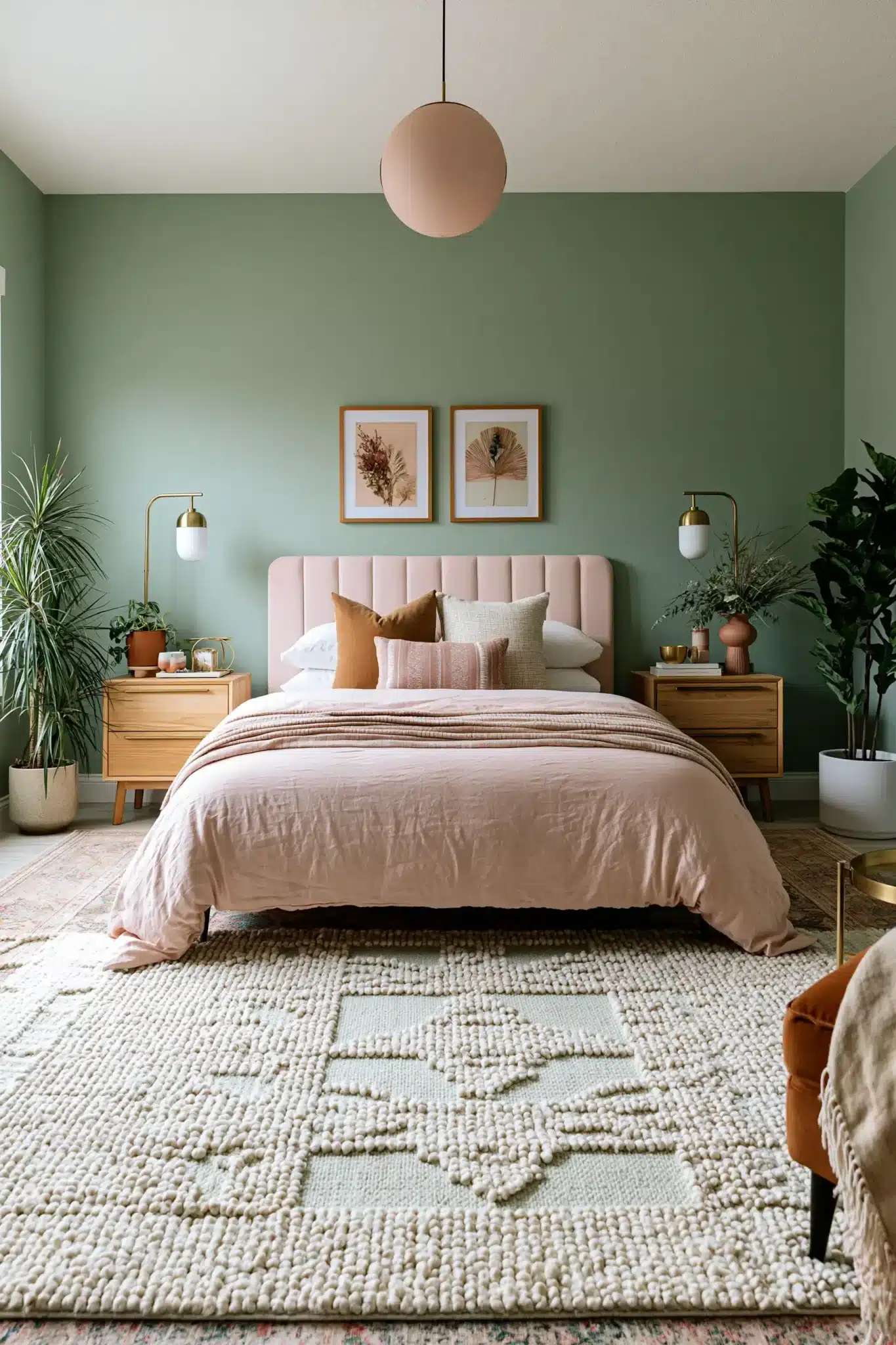 29 Sage Green and Blush Bedroom Ideas That Feel Quiet 10