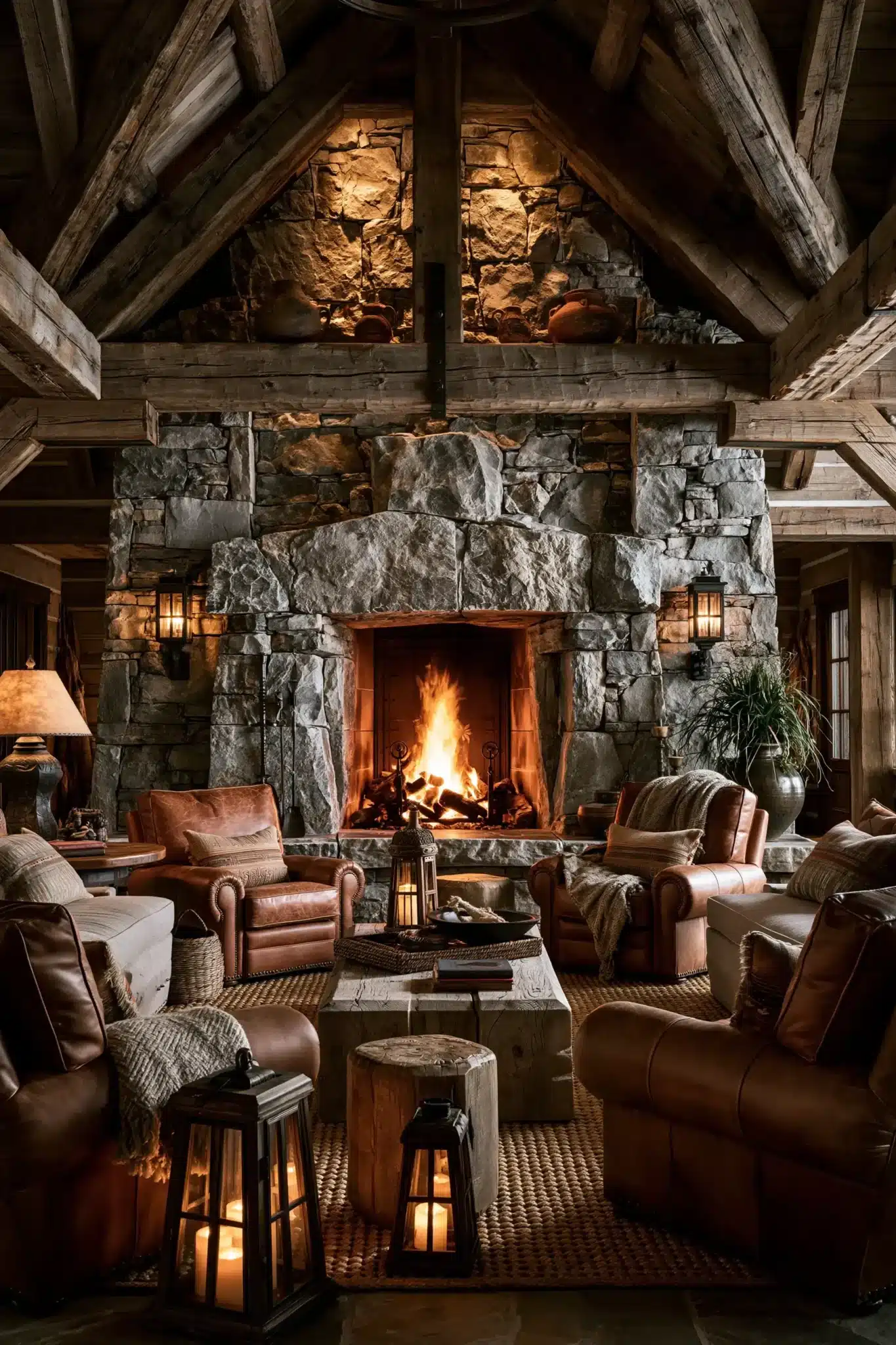 29 Western Style Home Decor Ideas with Real Weathered Wood 10