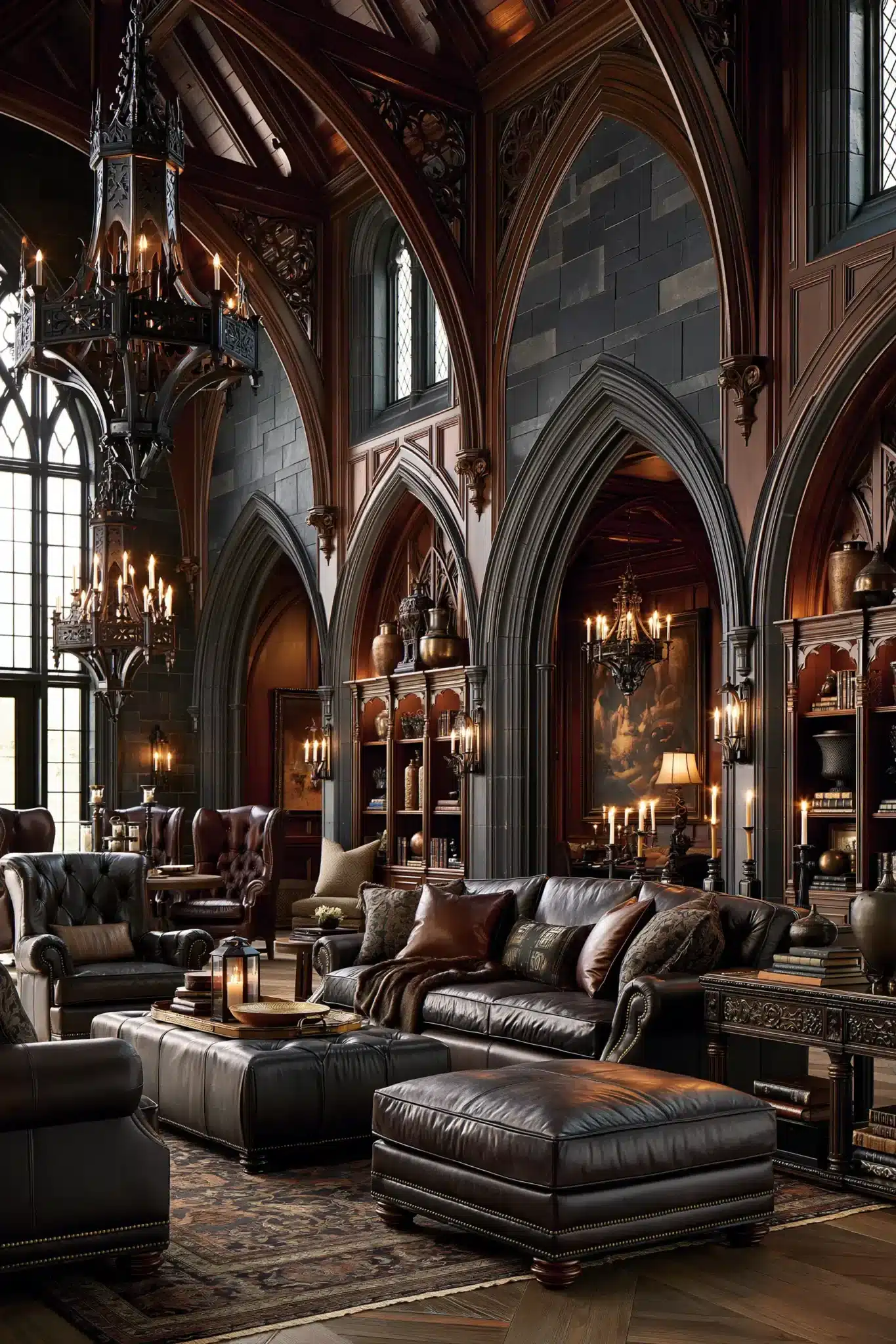 29 Gothic Living Room Ideas for a Space That Feels Lived-In 11