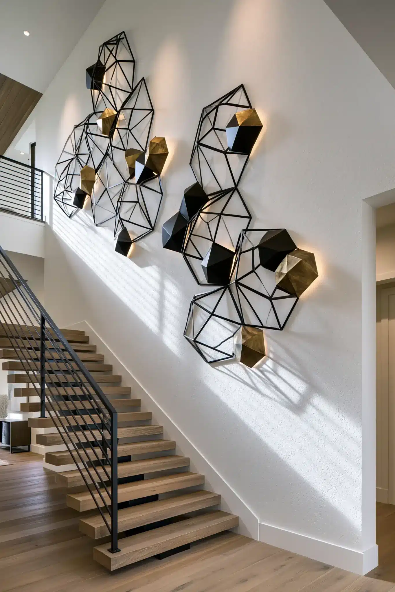 29 Staircase Wall Decor Ideas That Stop the Climb Feeling Bare 11