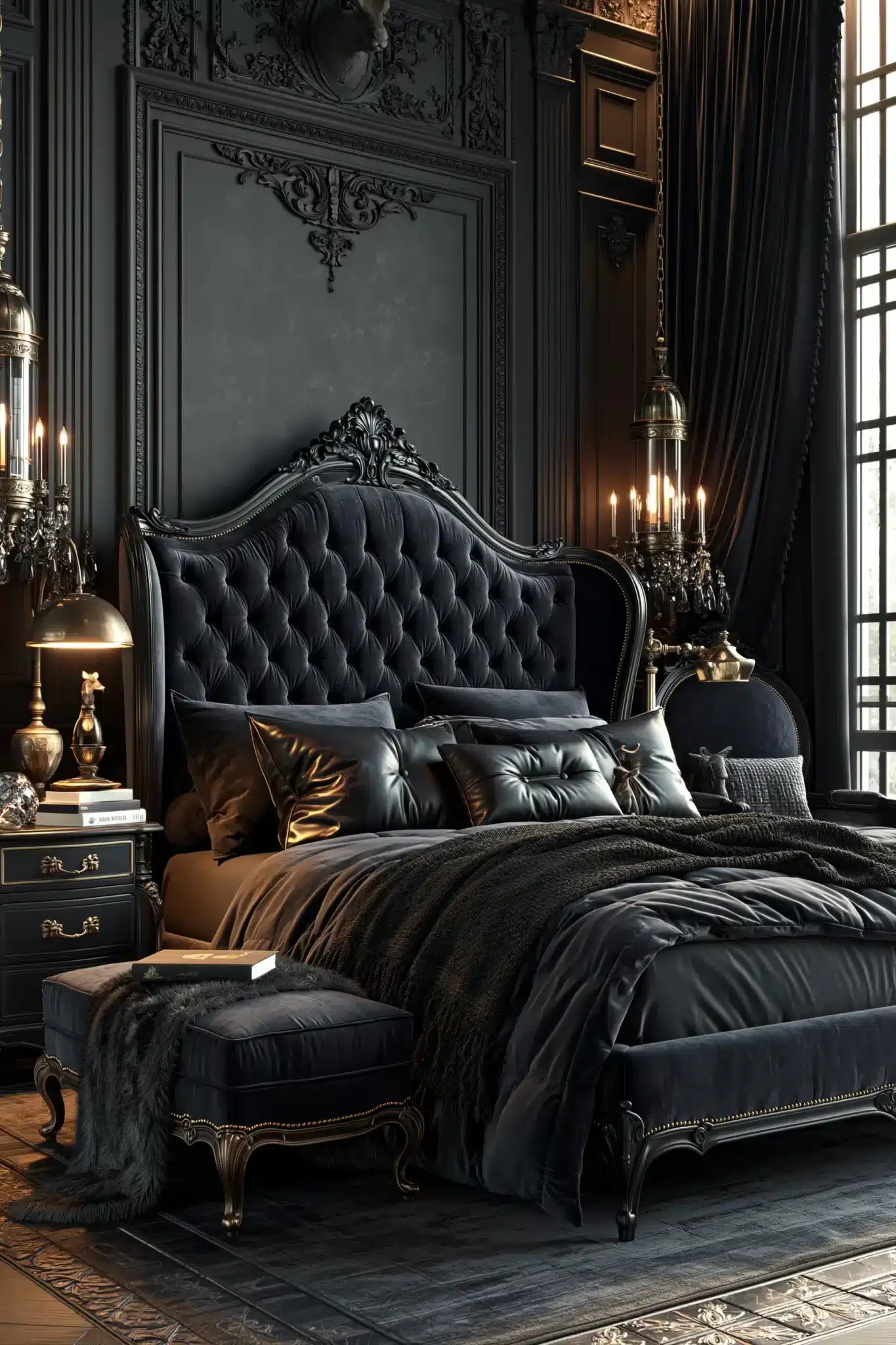 29 Gothic Bedroom Ideas That Lean Into the Dark Without Feeling Cold 12 Gothic Bedroom