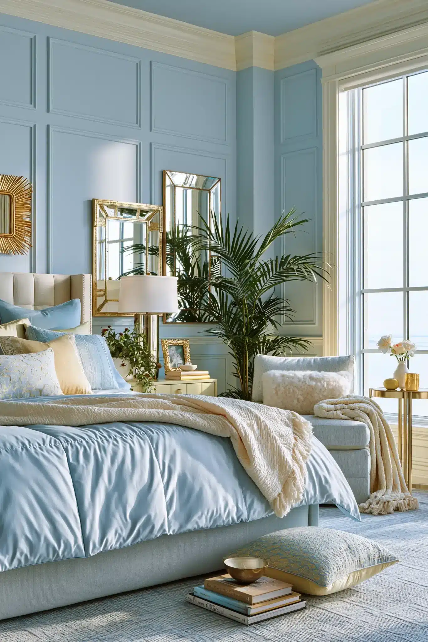 29 Light Blue and Yellow Bedroom Ideas for a Sunny Corner 12