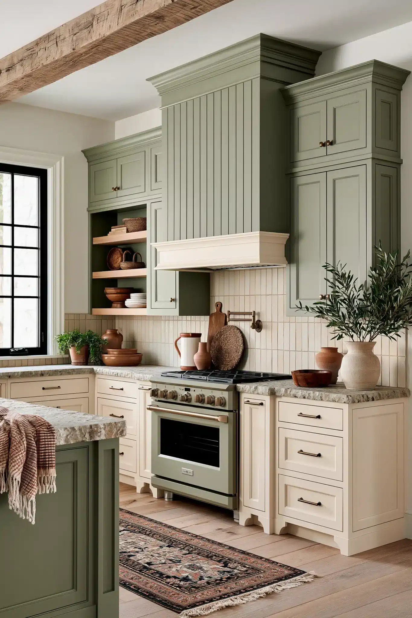 29 Sage Green and Cream Kitchen Ideas That Stay Soft 12