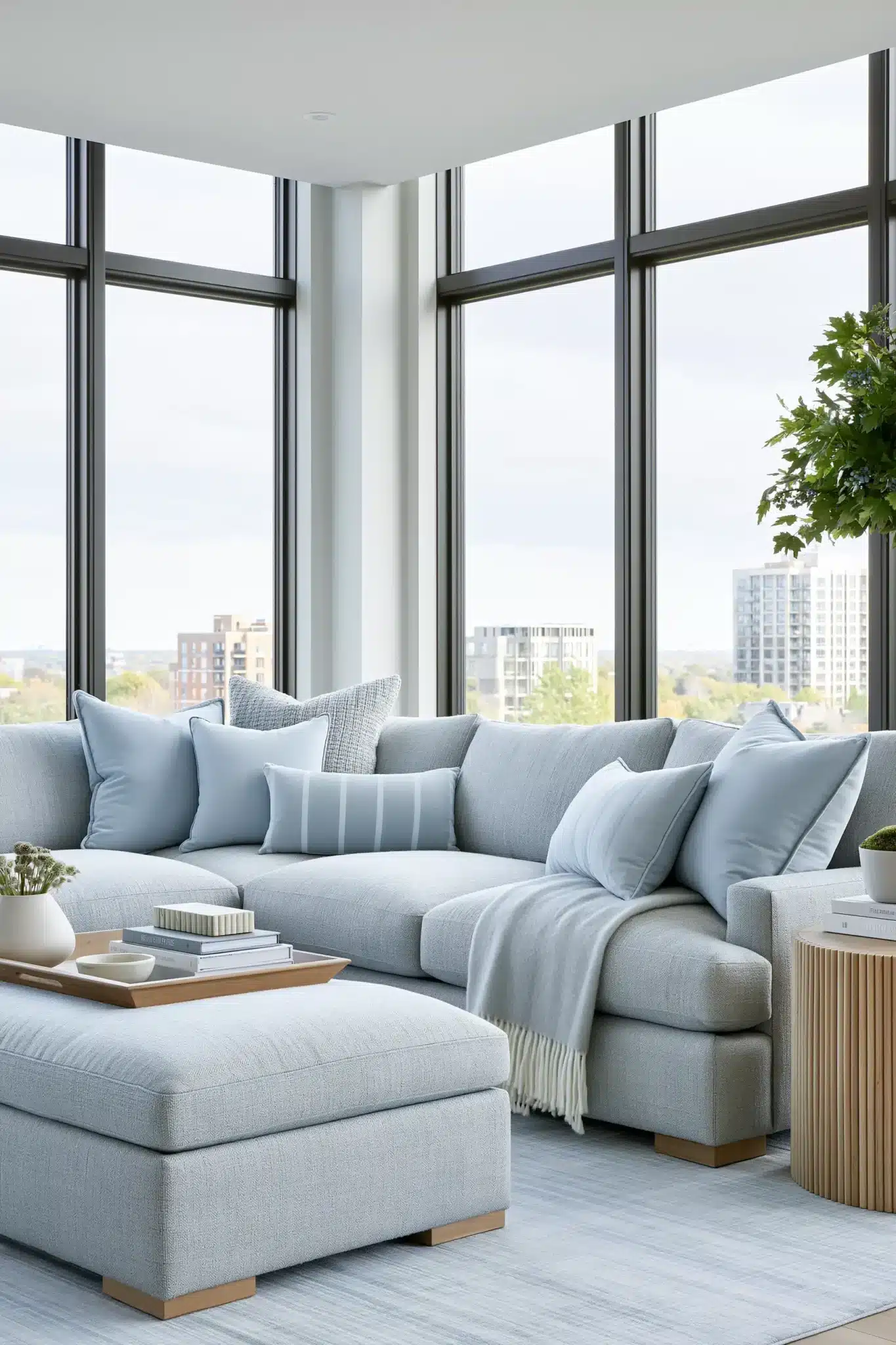 29 Light Blue and Grey Living Room Ideas That Stay Airy 12