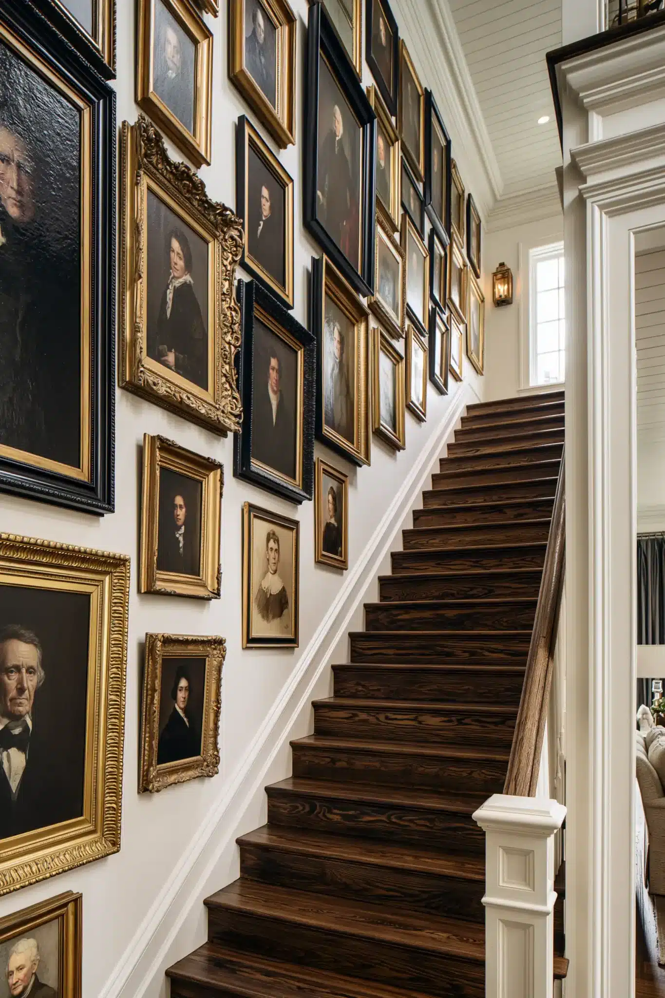 29 Staircase Wall Decor Ideas That Stop the Climb Feeling Bare 12