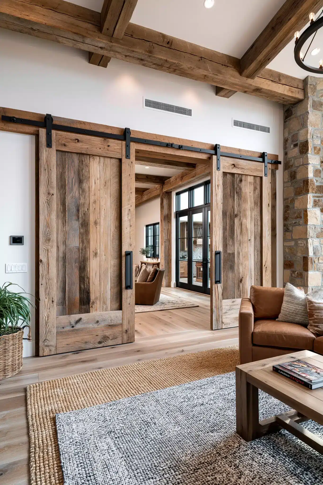 29 Western Style Home Decor Ideas with Real Weathered Wood 13