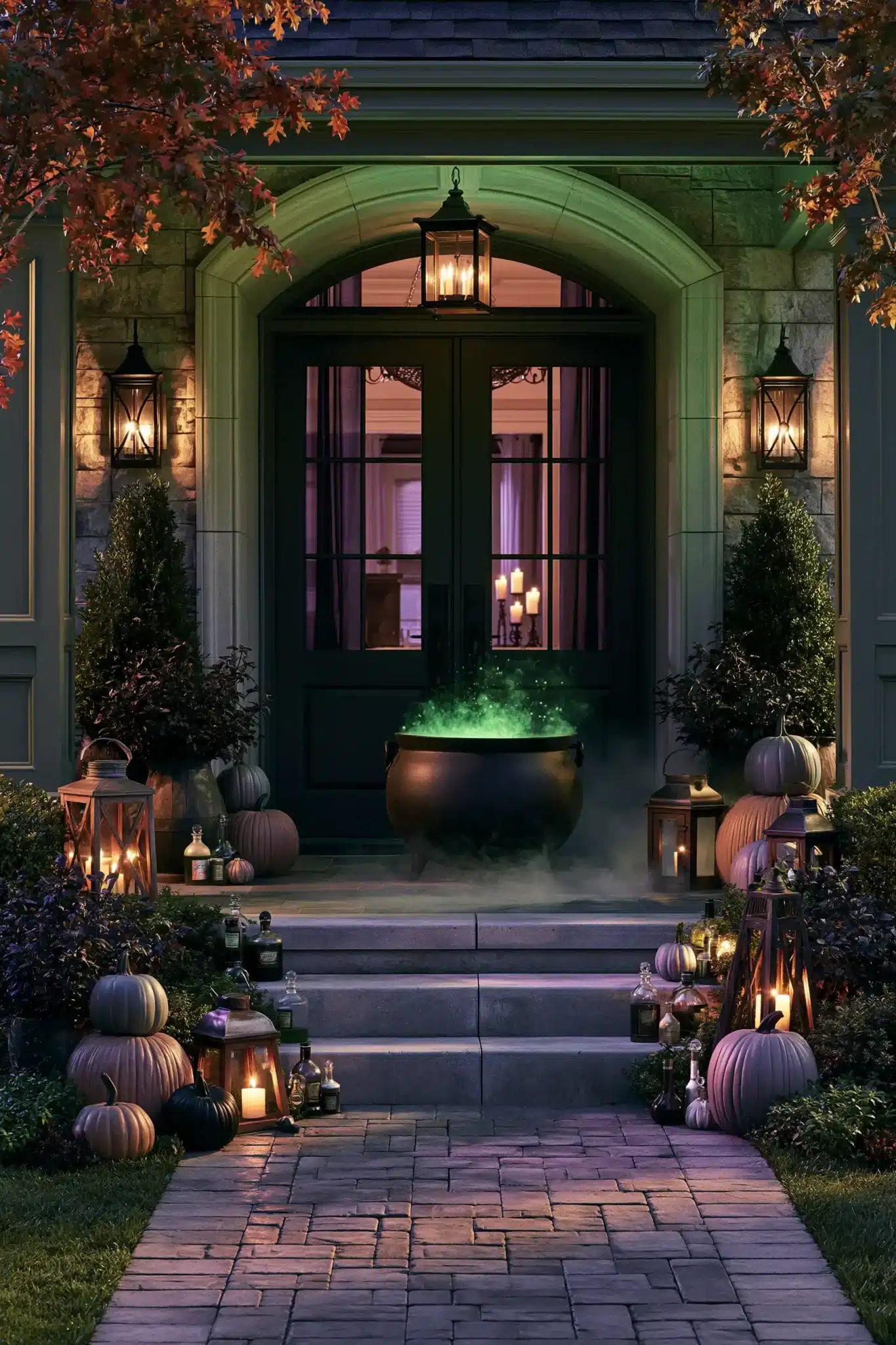29 Halloween Porch Ideas That Look Good Before Dark 13