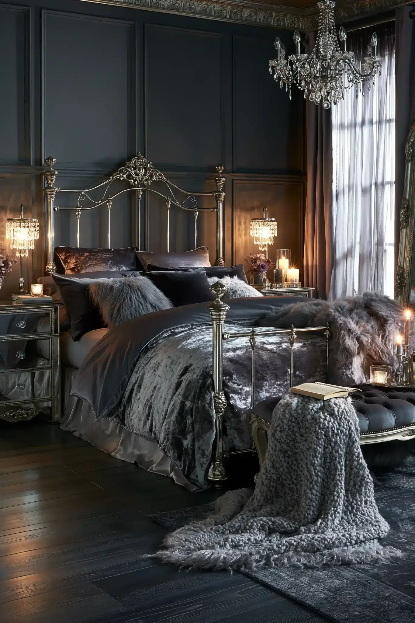 29 Gothic Bedroom Ideas That Lean Into the Dark Without Feeling Cold 13 Gothic Bedroom