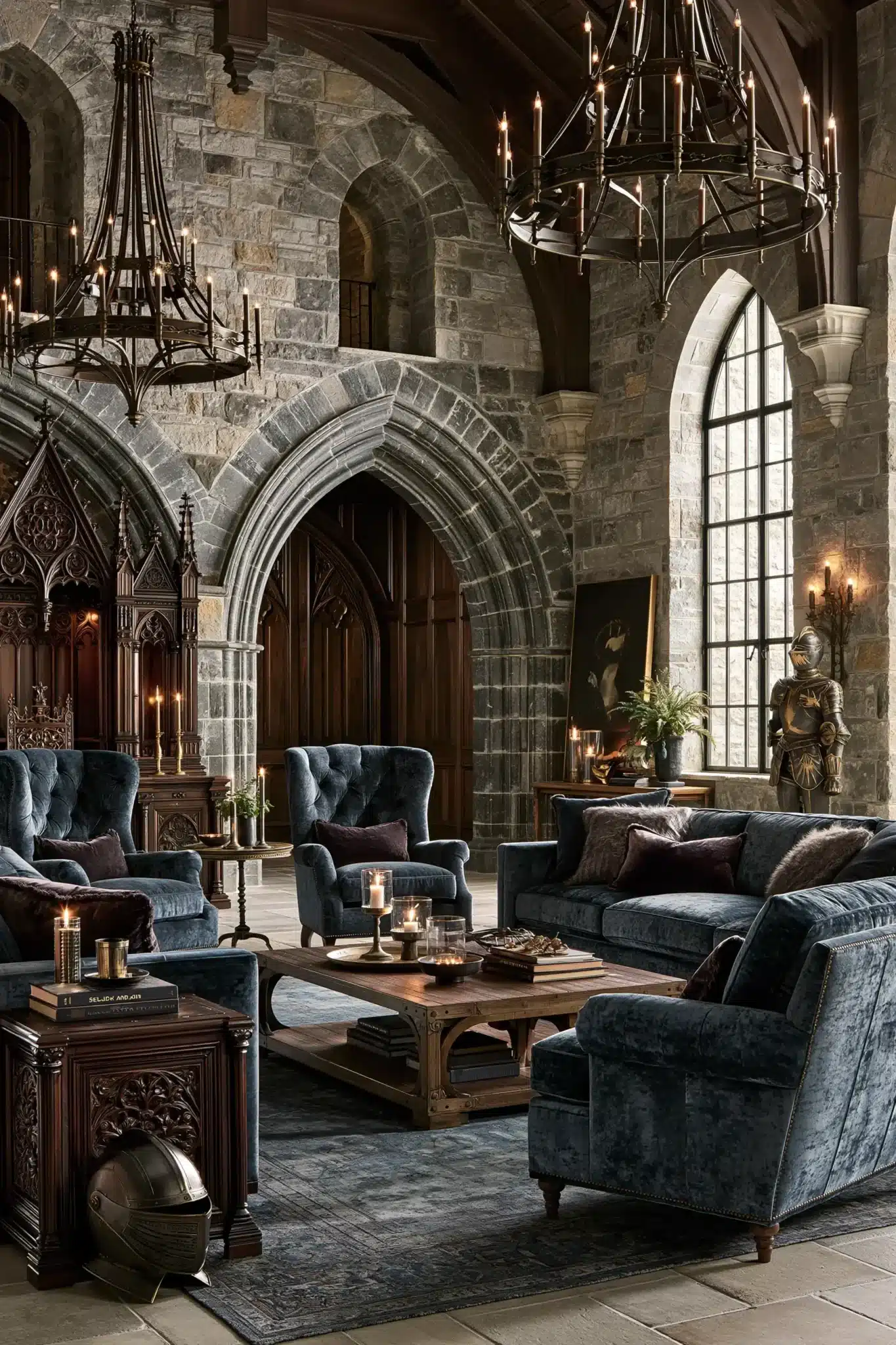 29 Gothic Living Room Ideas for a Space That Feels Lived-In 14