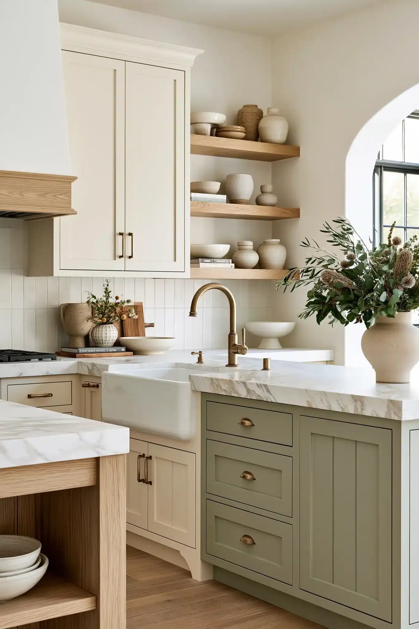 29 Sage Green and Cream Kitchen Ideas That Stay Soft 14