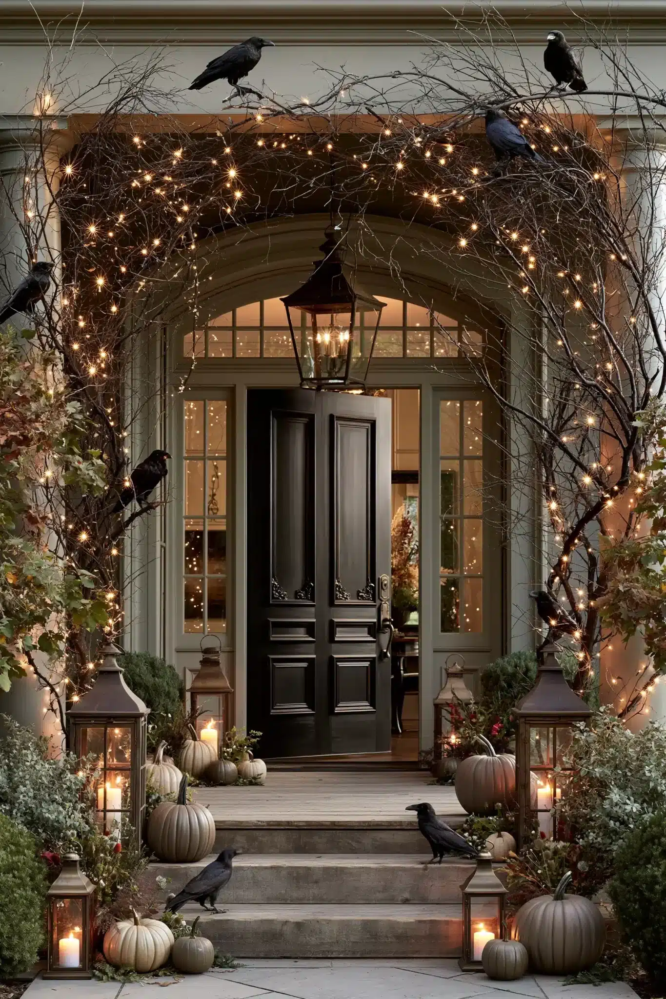 29 Halloween Porch Ideas That Look Good Before Dark 14