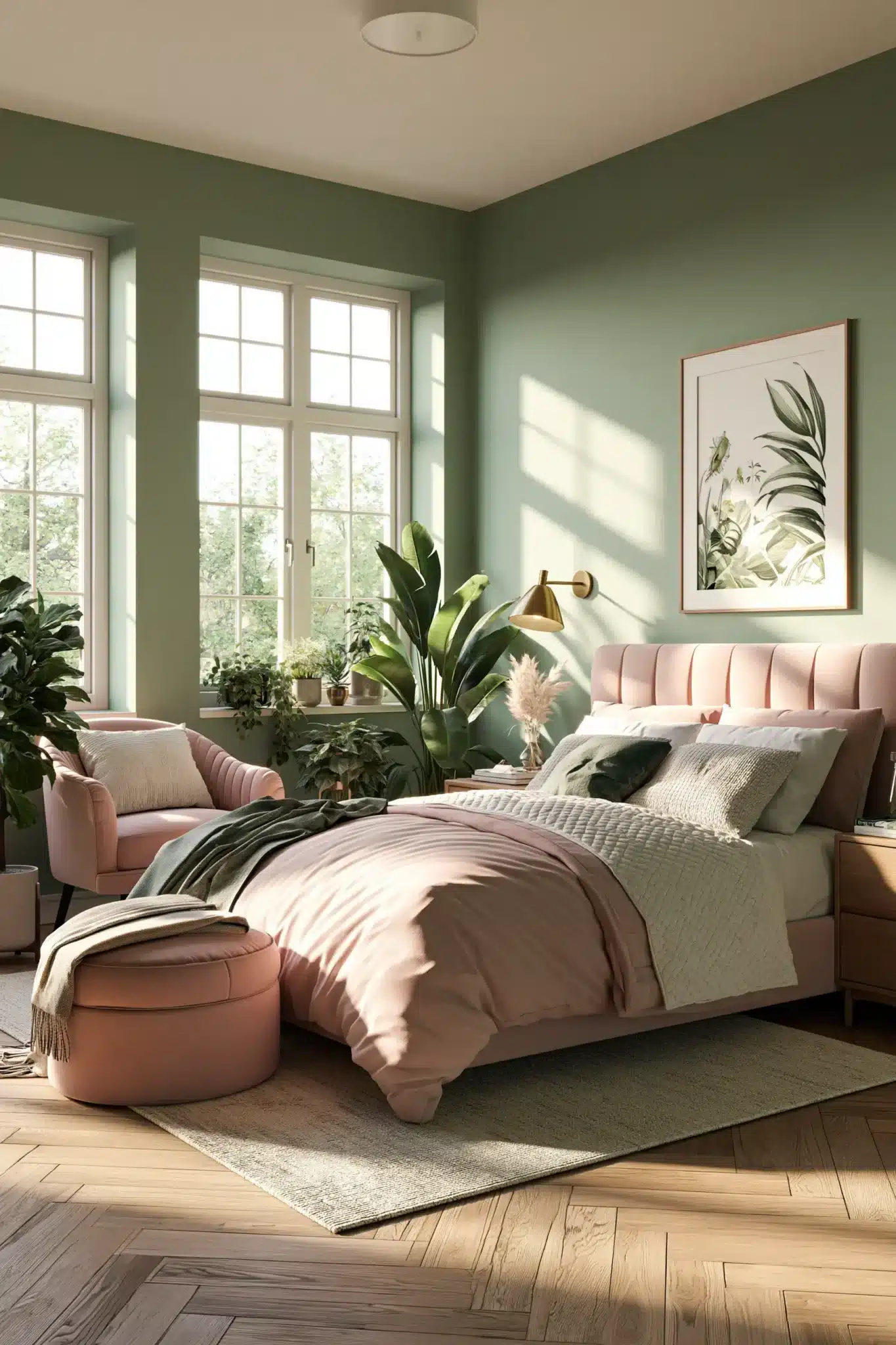 29 Sage Green and Blush Bedroom Ideas That Feel Quiet 15