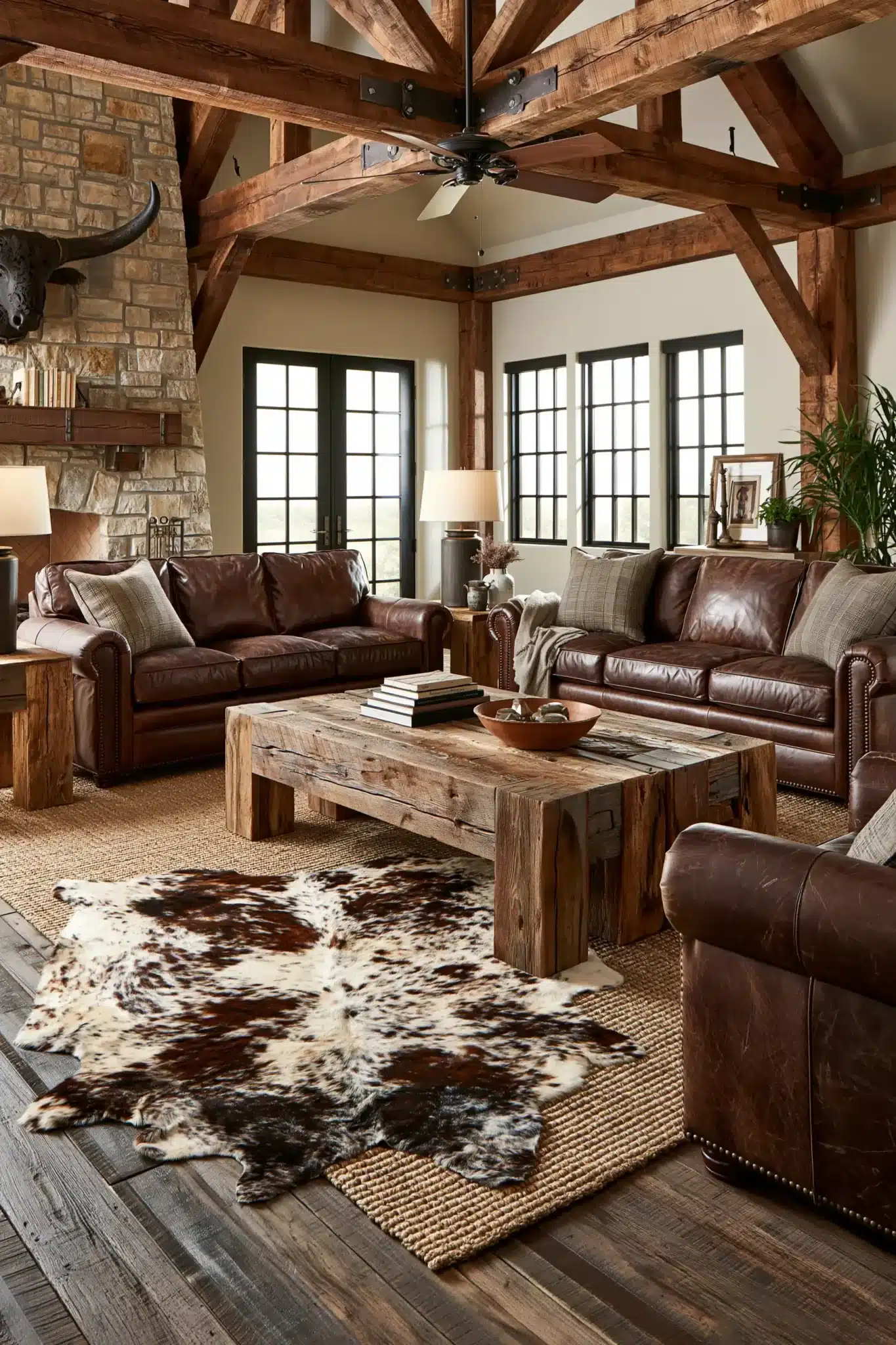 29 Western Style Home Decor Ideas with Real Weathered Wood 15