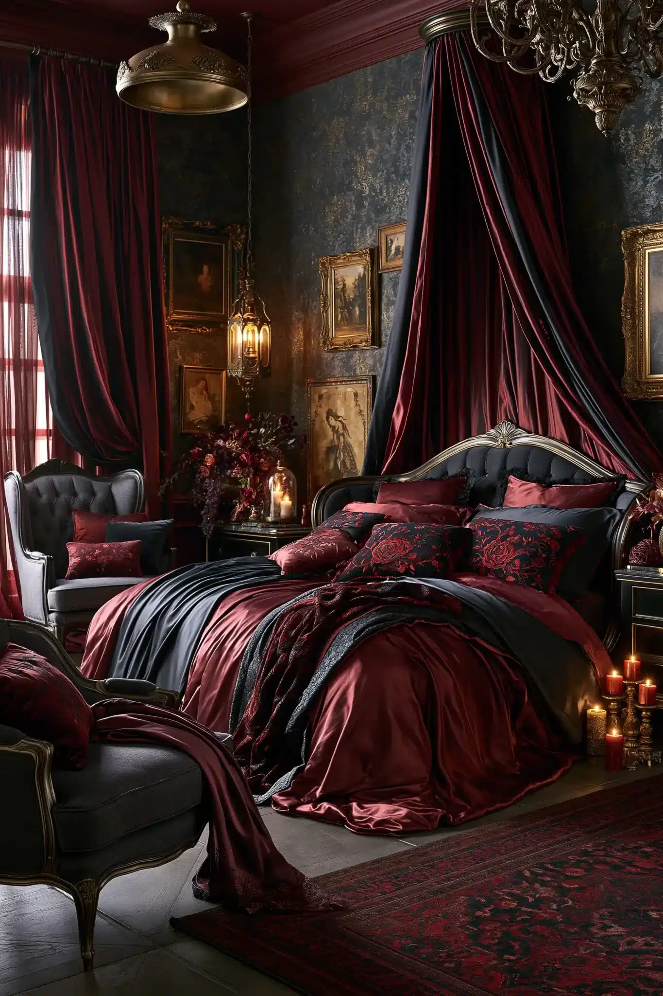 29 Gothic Bedroom Ideas That Lean Into the Dark Without Feeling Cold 15 Gothic Bedroom