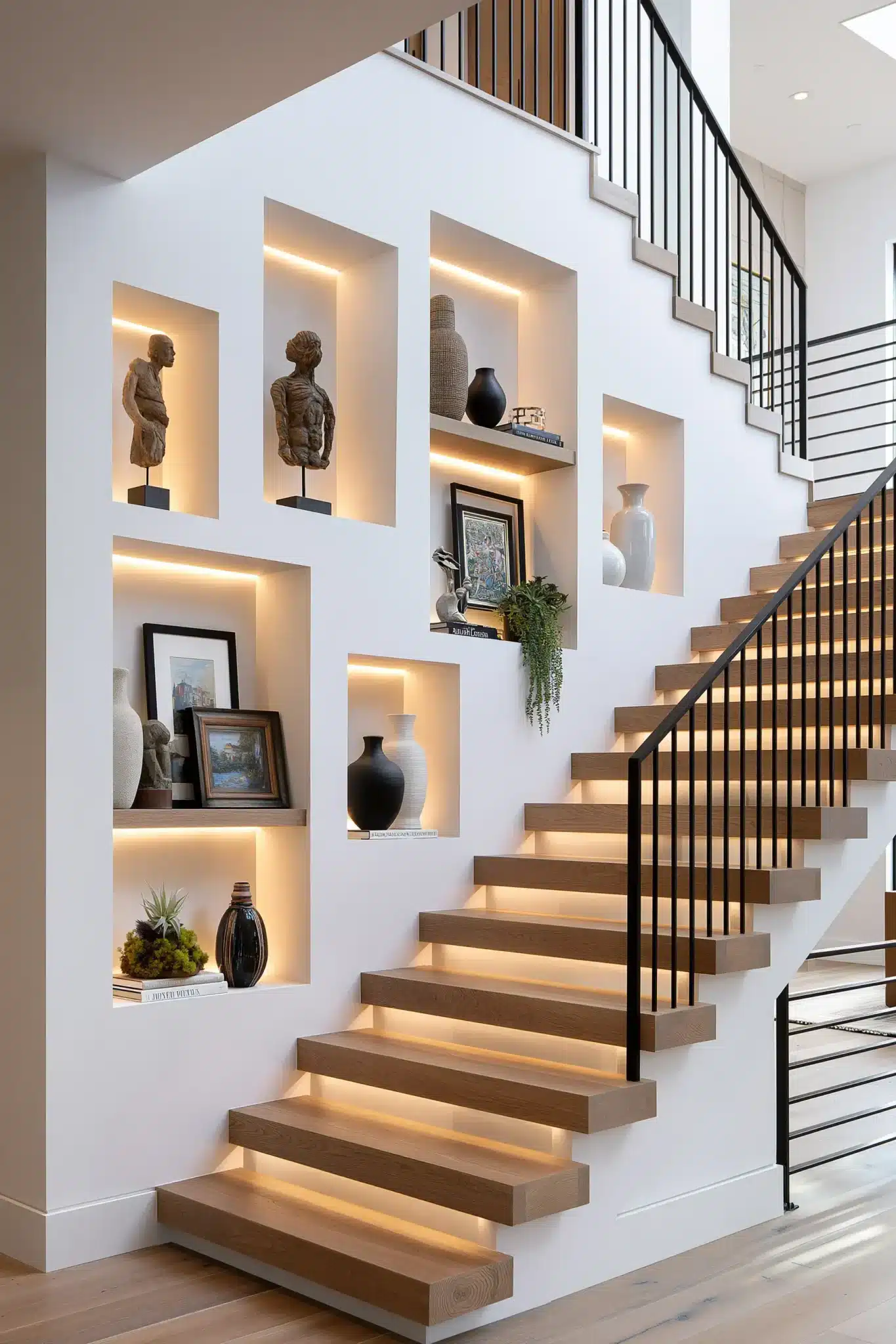 29 Staircase Wall Decor Ideas That Stop the Climb Feeling Bare 15