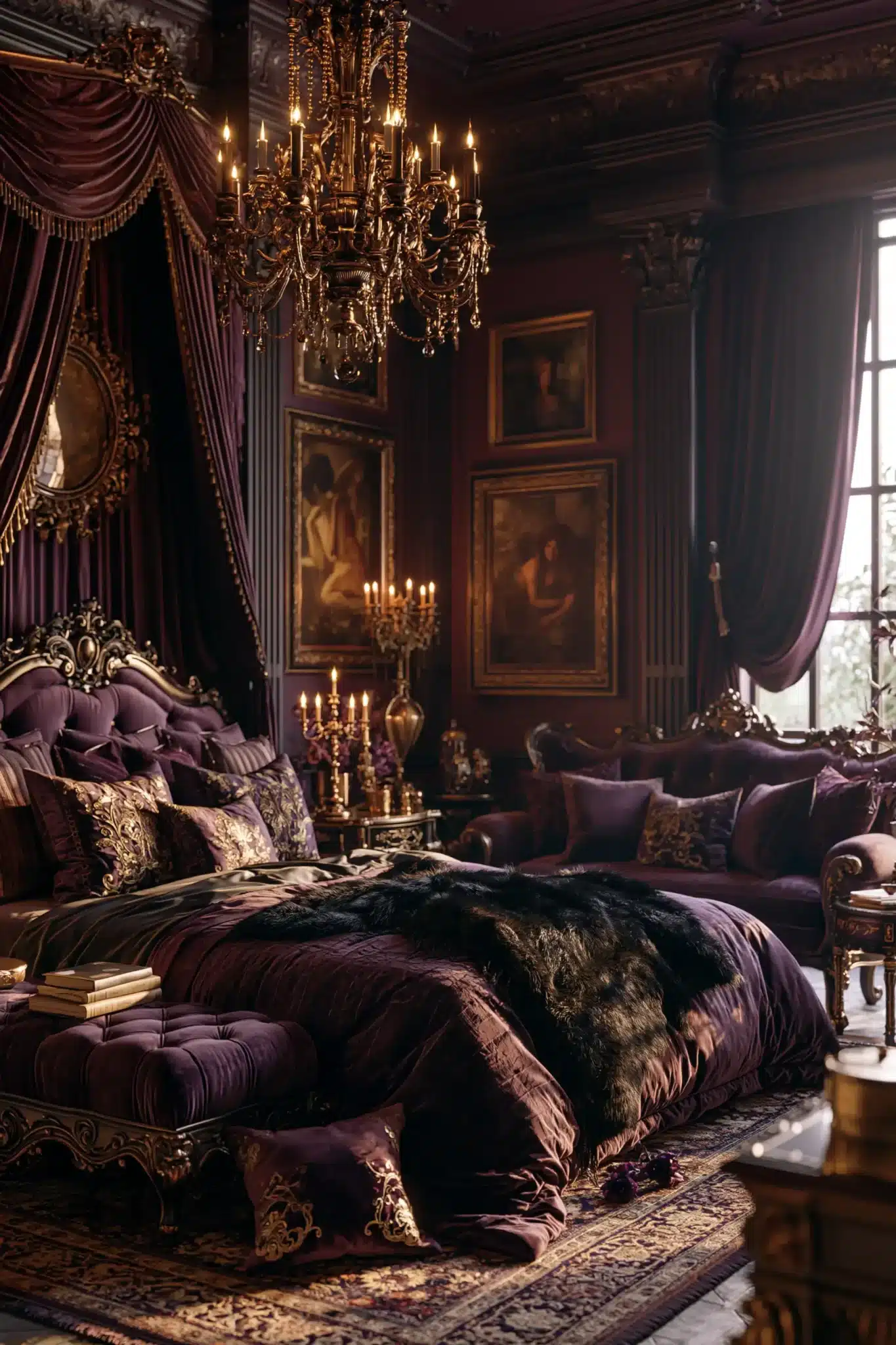 29 Purple Gothic Bedroom Ideas That Lean Into Deep Plum 15