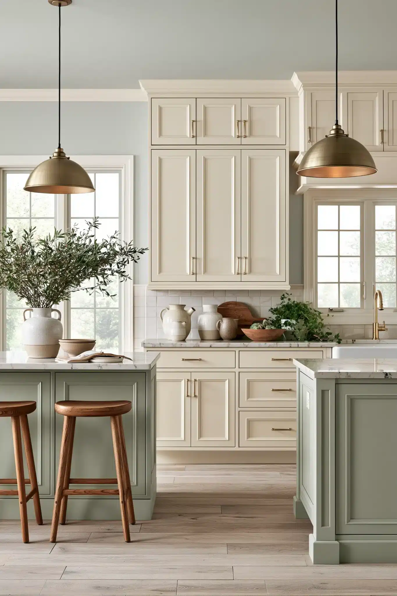 29 Sage Green and Cream Kitchen Ideas That Stay Soft 15