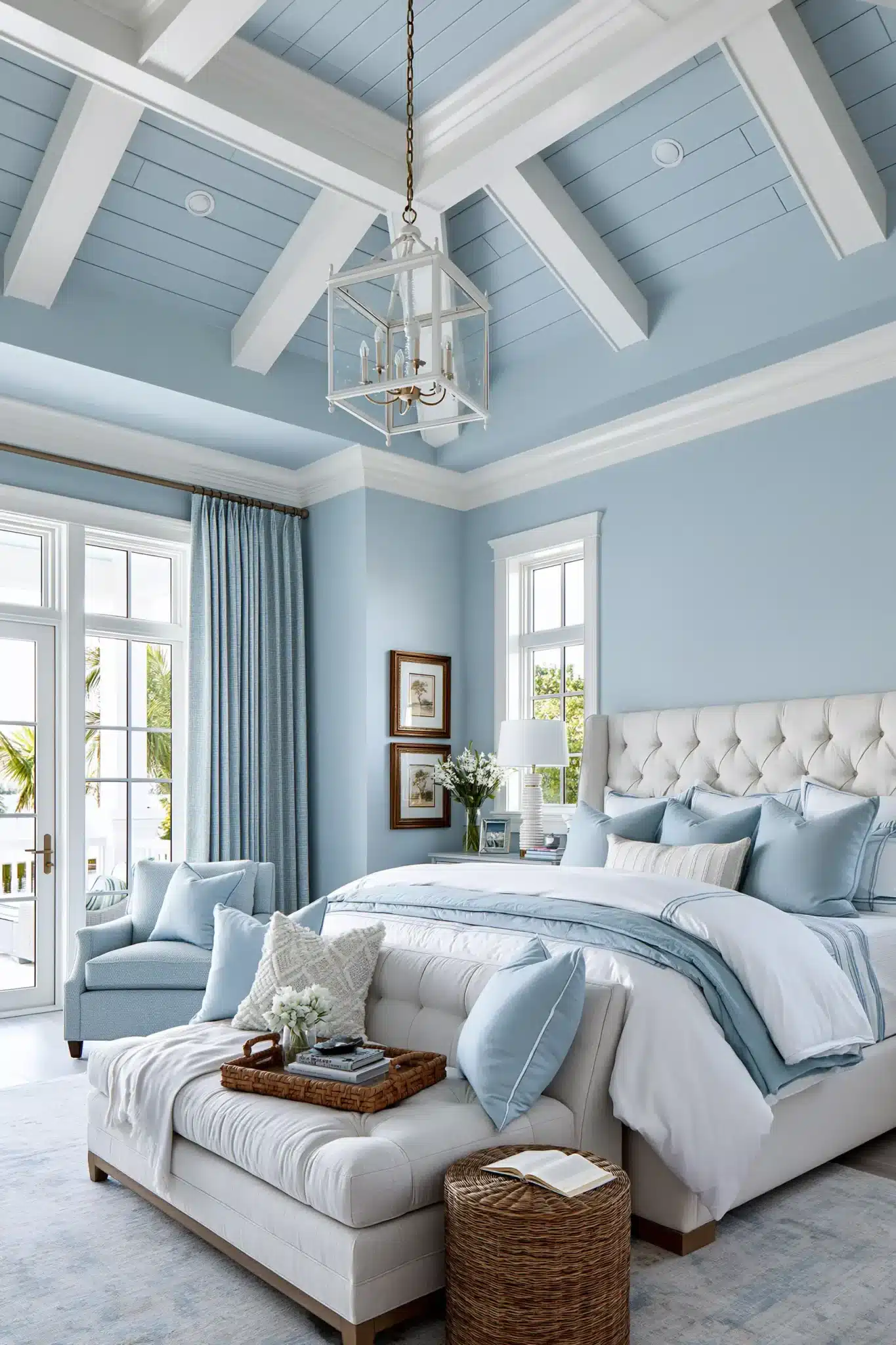 29 Light Blue and White Bedroom Ideas That Breathe 15
