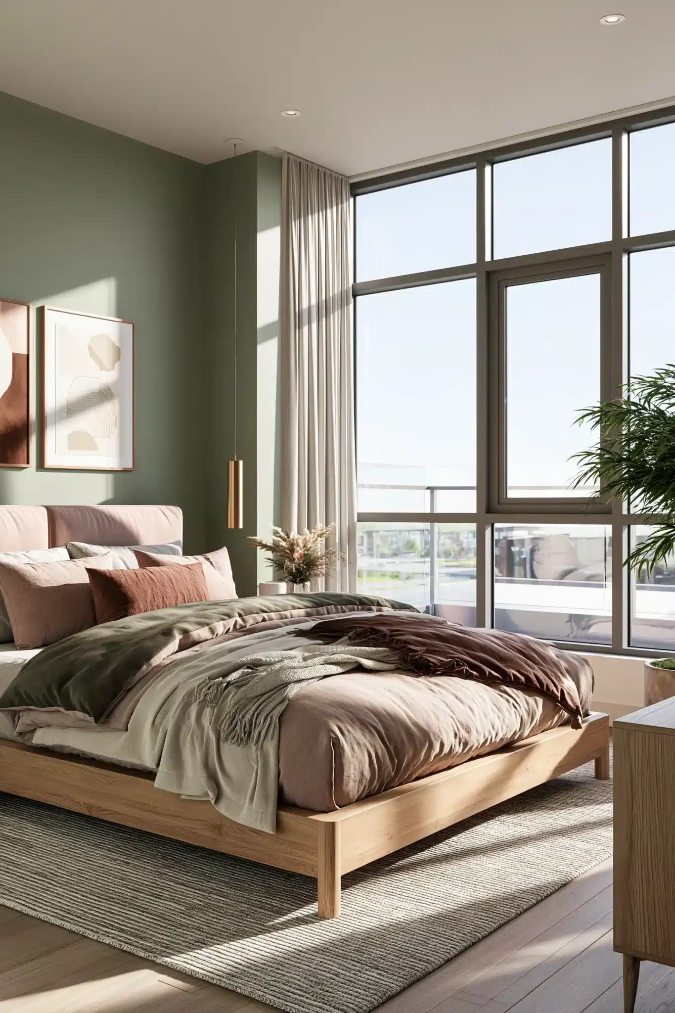 29 Sage Green and Blush Bedroom Ideas That Feel Quiet 16