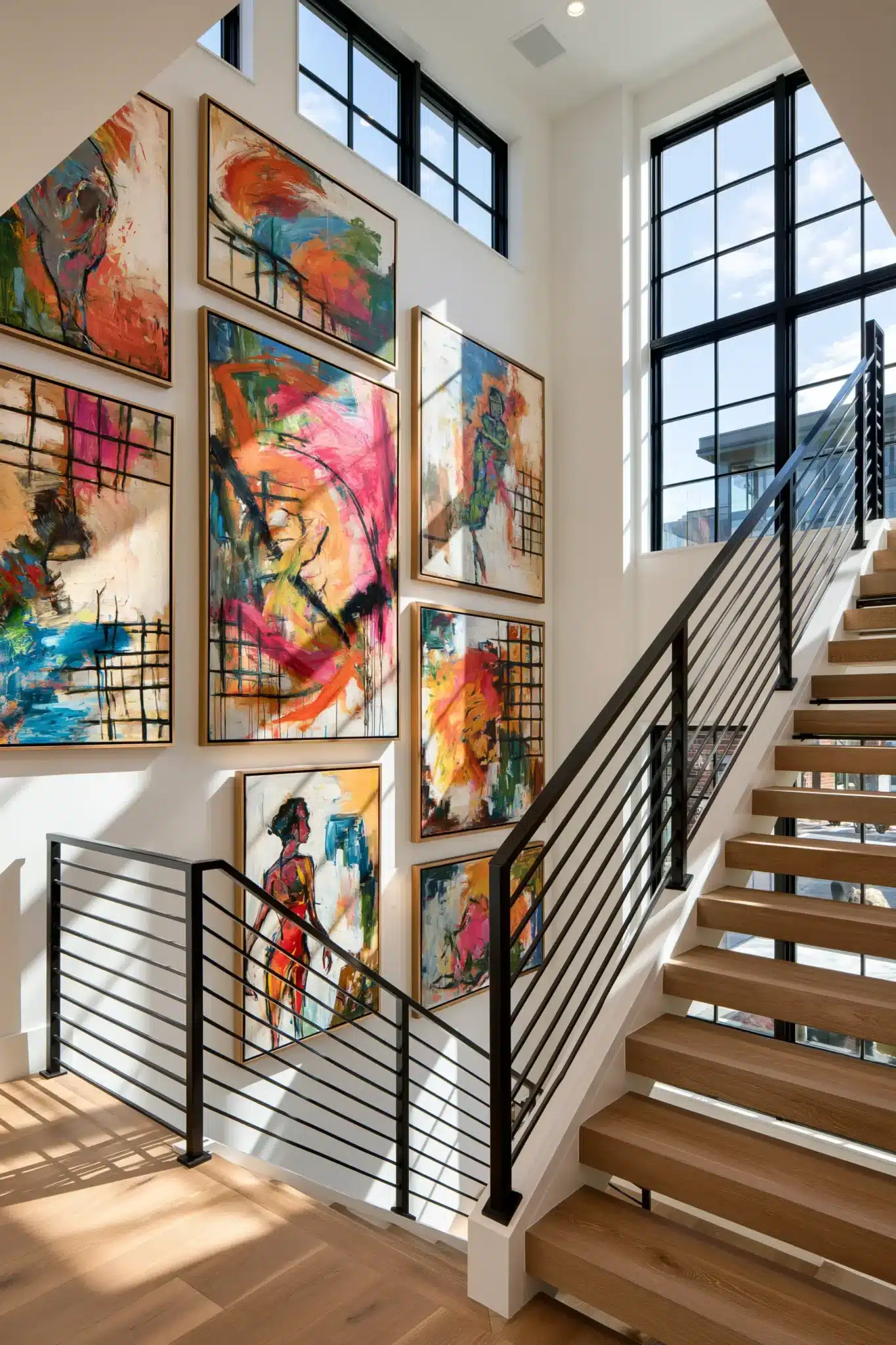 29 Staircase Wall Decor Ideas That Stop the Climb Feeling Bare 17