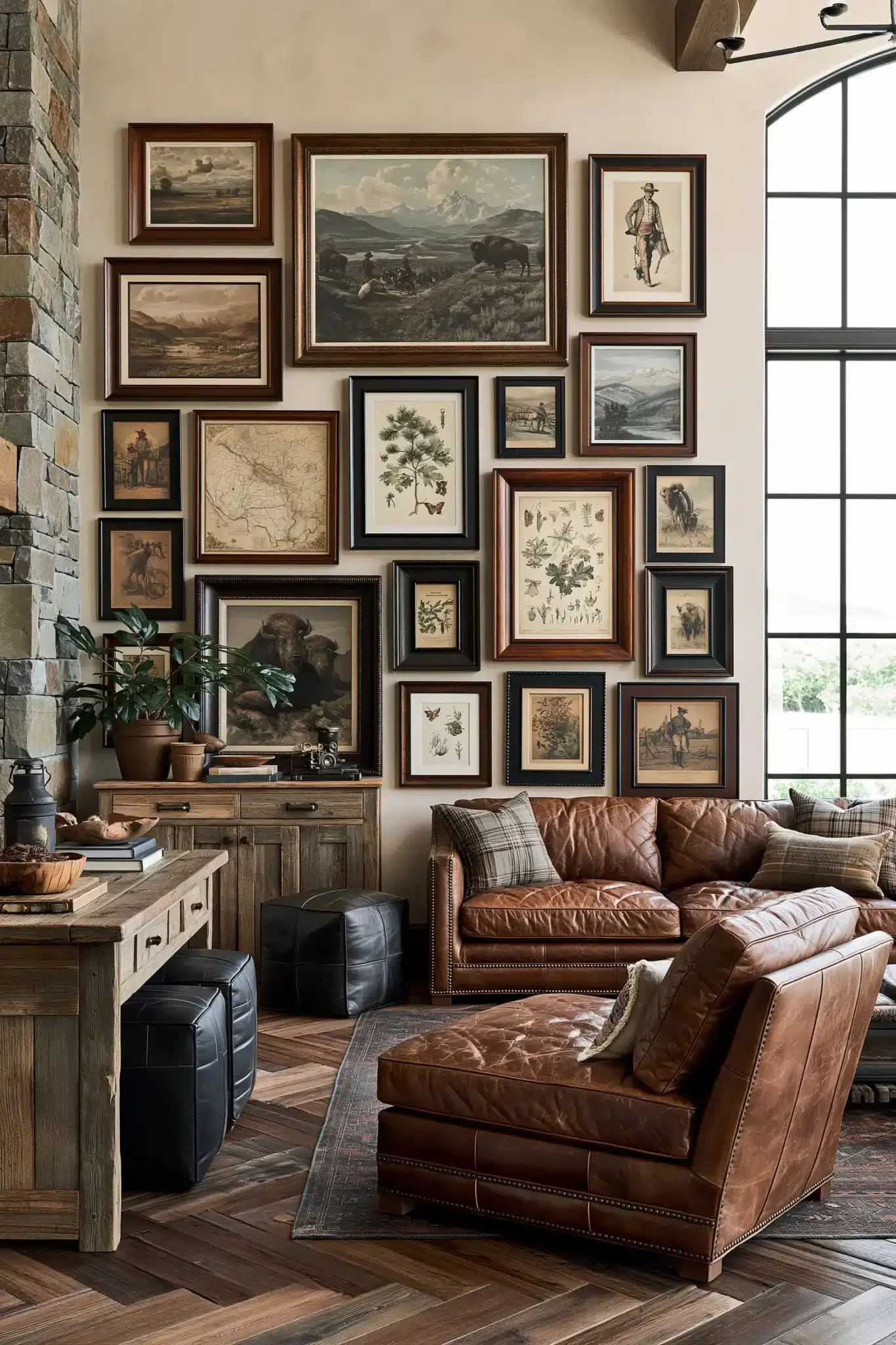 29 Western Style Home Decor Ideas with Real Weathered Wood 17