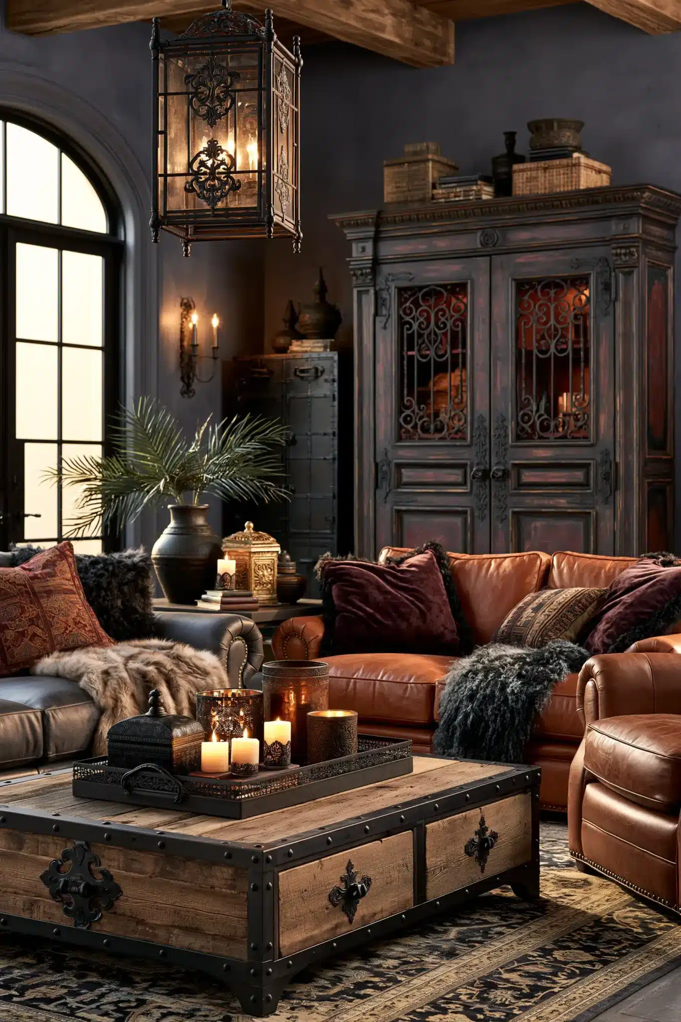 29 Western Gothic Decor Ideas That Mix Leather and Iron 17