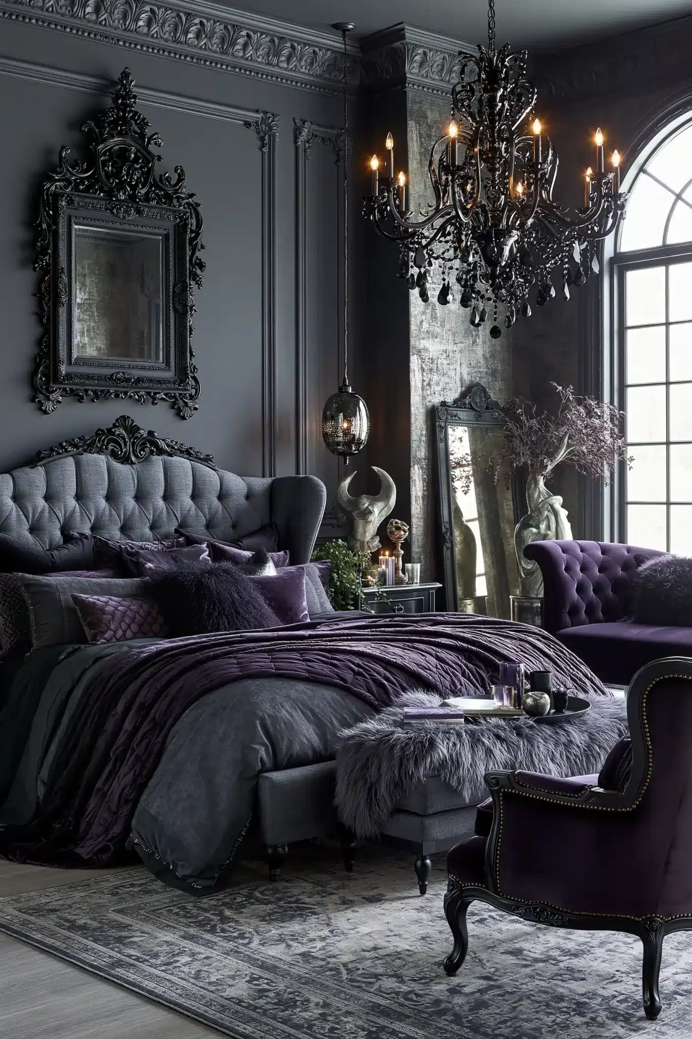 29 Gothic Bedroom Ideas That Lean Into the Dark Without Feeling Cold 18 Gothic Bedroom