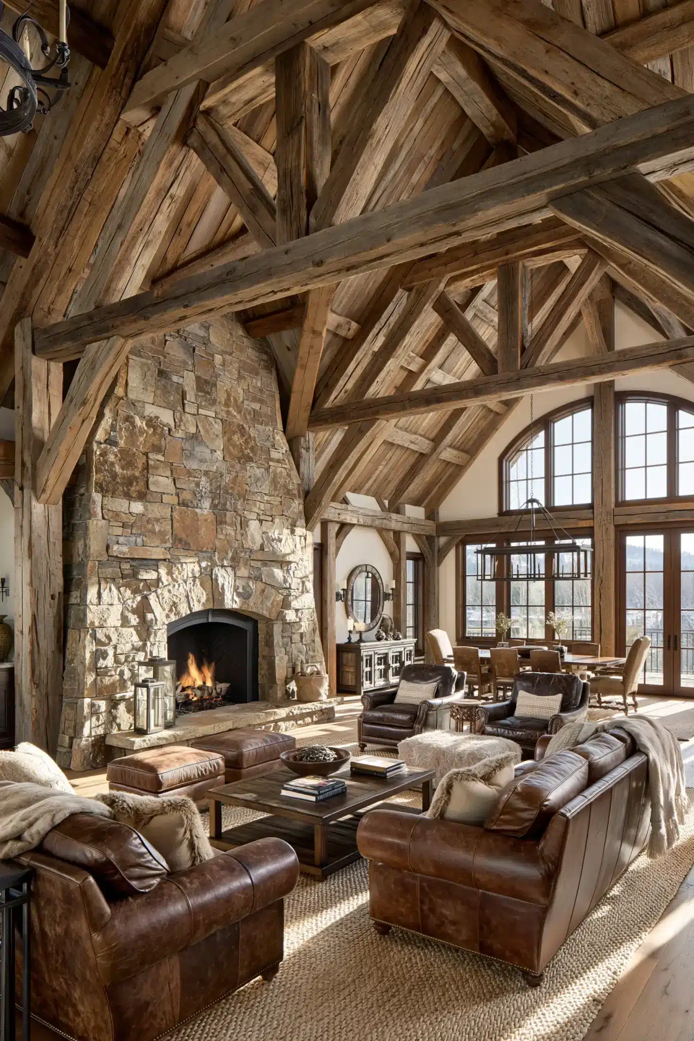 29 Western Style Home Decor Ideas with Real Weathered Wood 18