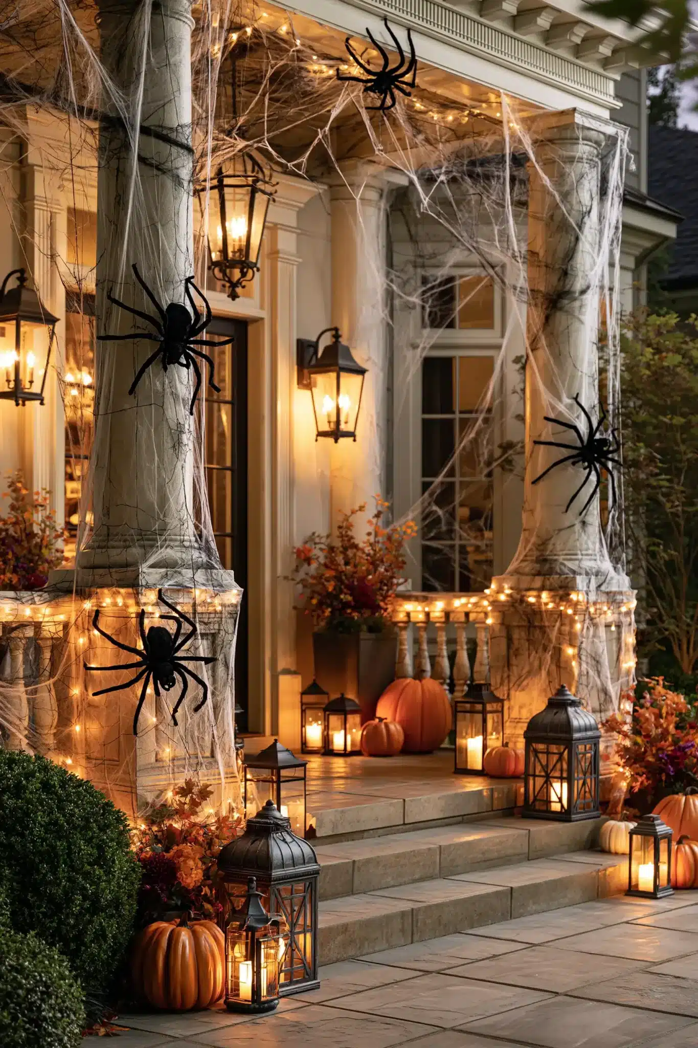 29 Halloween Porch Ideas That Look Good Before Dark 18