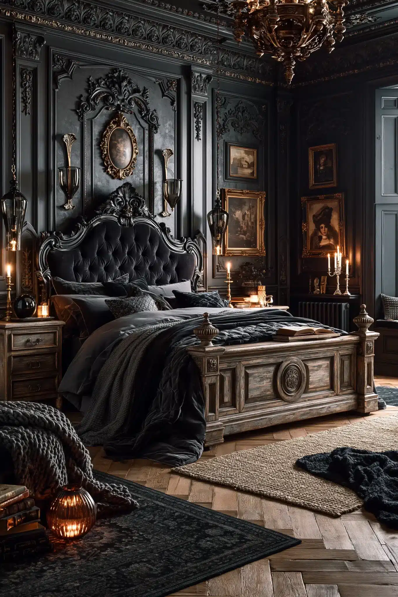 29 Gothic Bedroom Ideas That Lean Into the Dark Without Feeling Cold 19 Gothic Bedroom