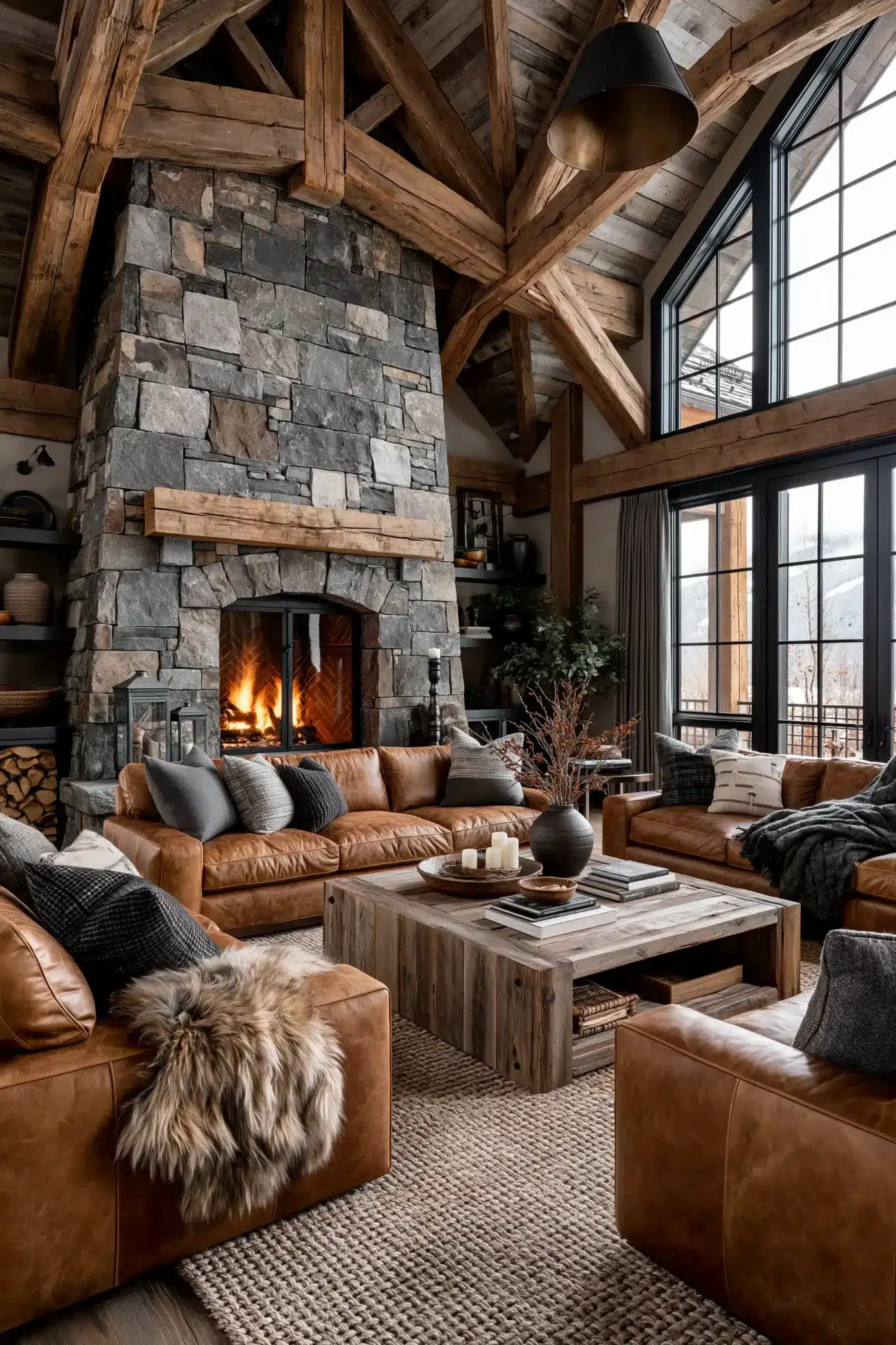29 Western Style Home Decor Ideas with Real Weathered Wood 19