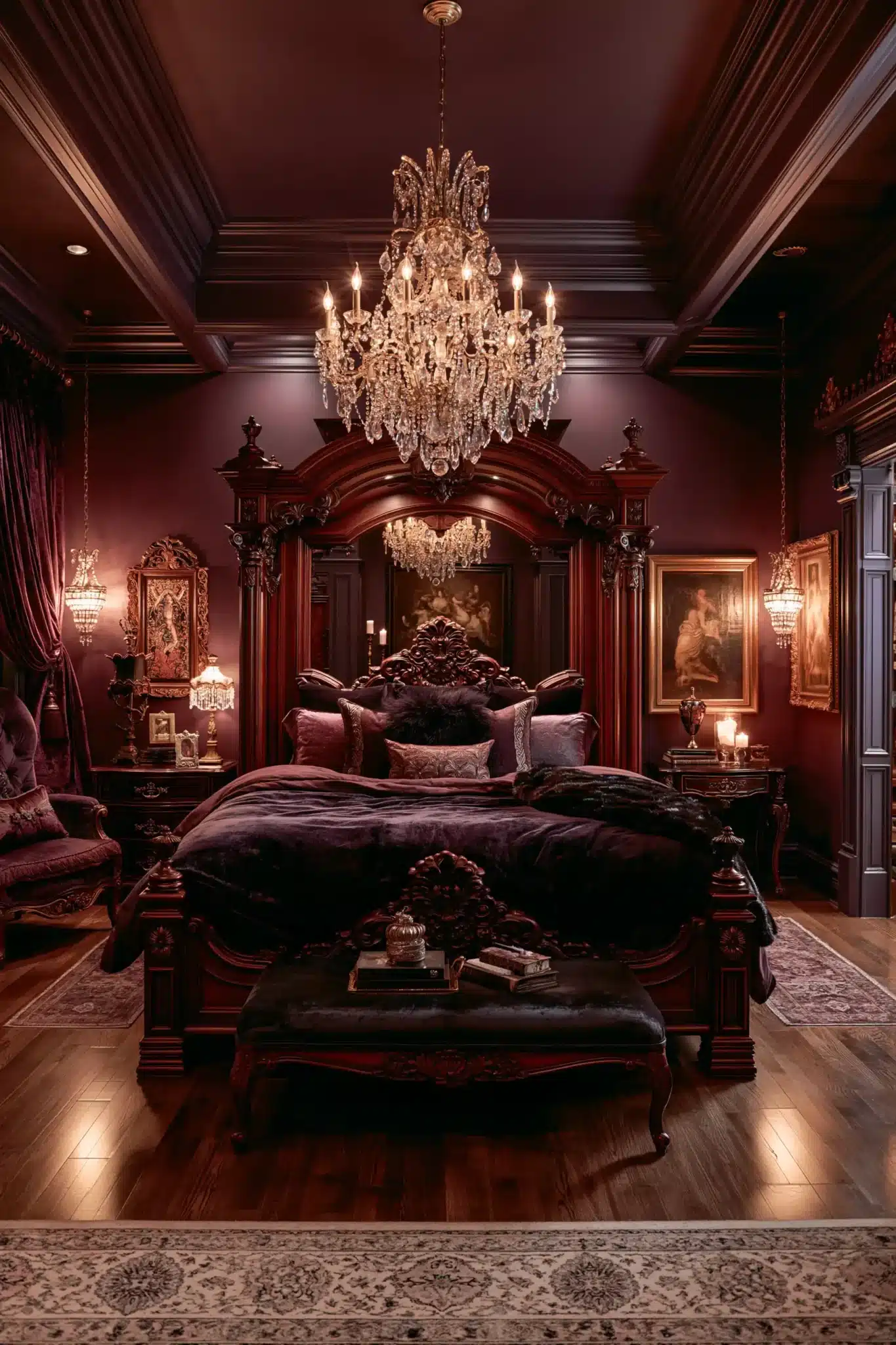 29 Purple Gothic Bedroom Ideas That Lean Into Deep Plum 2