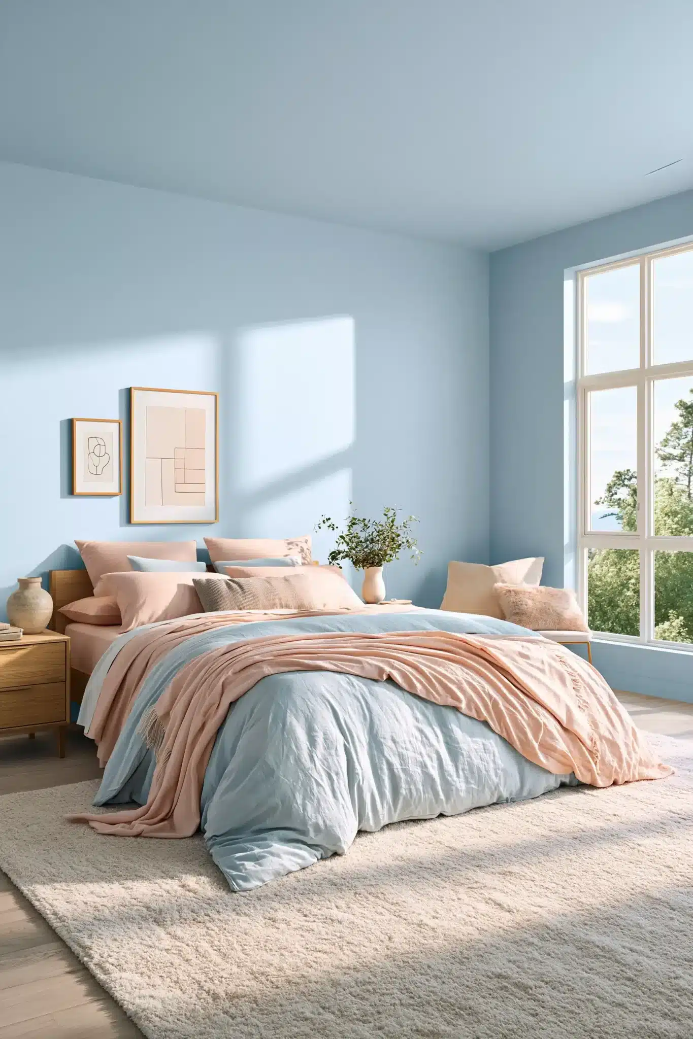 29 Light Blue and Pink Bedroom Ideas That Stay Grown-Up 2