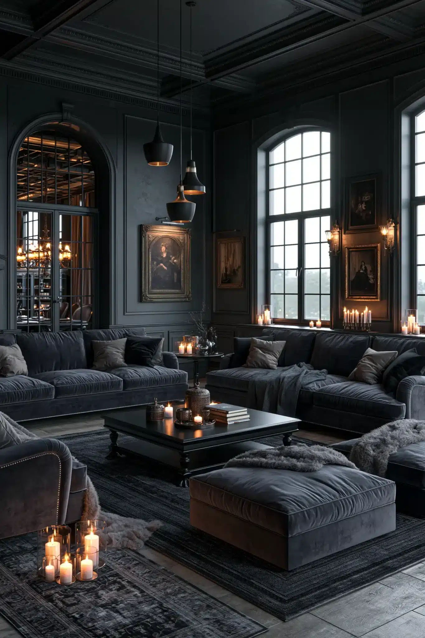 29 Gothic Living Room Ideas for a Space That Feels Lived-In 2