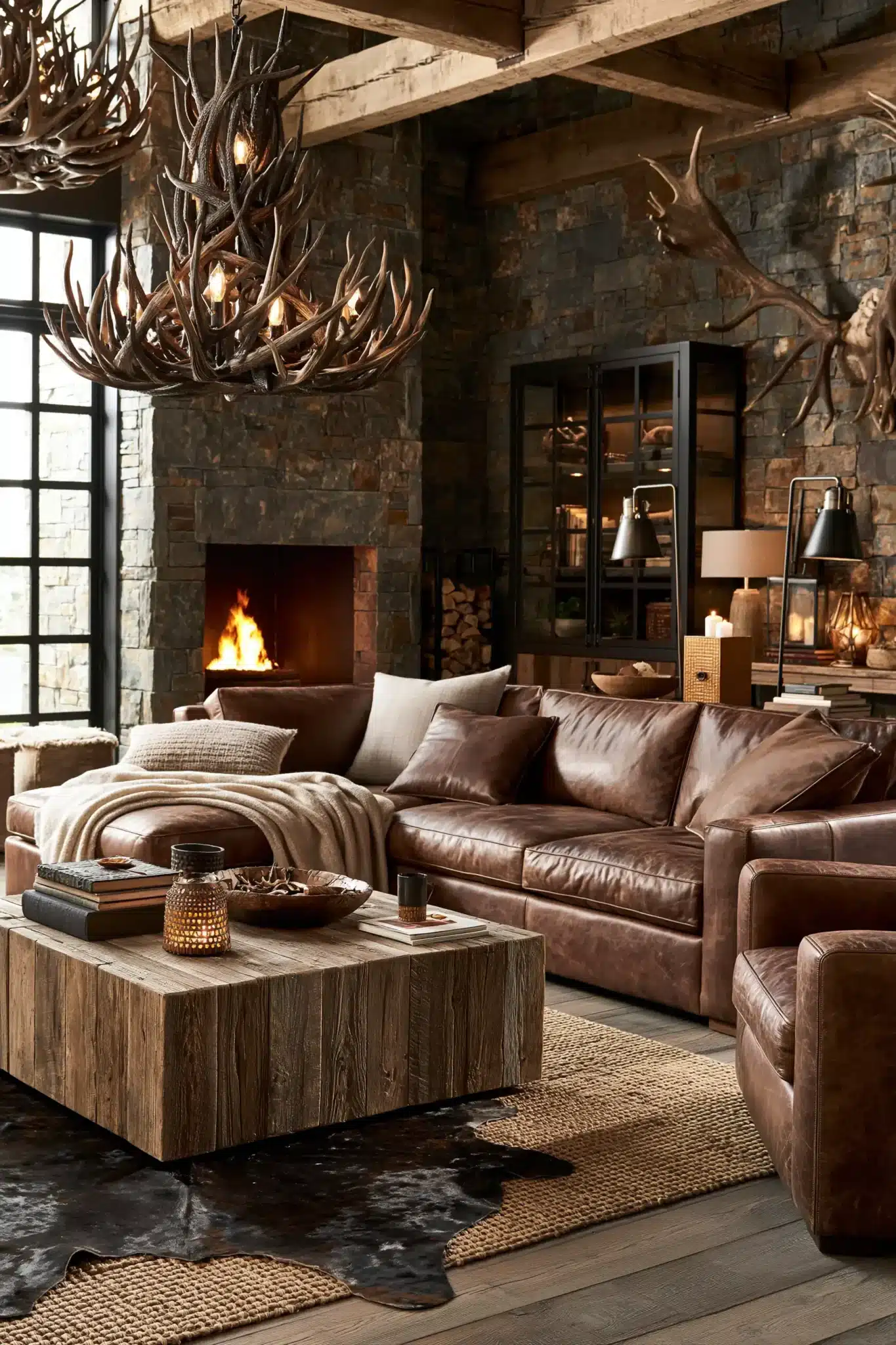 29 Western Style Home Decor Ideas with Real Weathered Wood 20