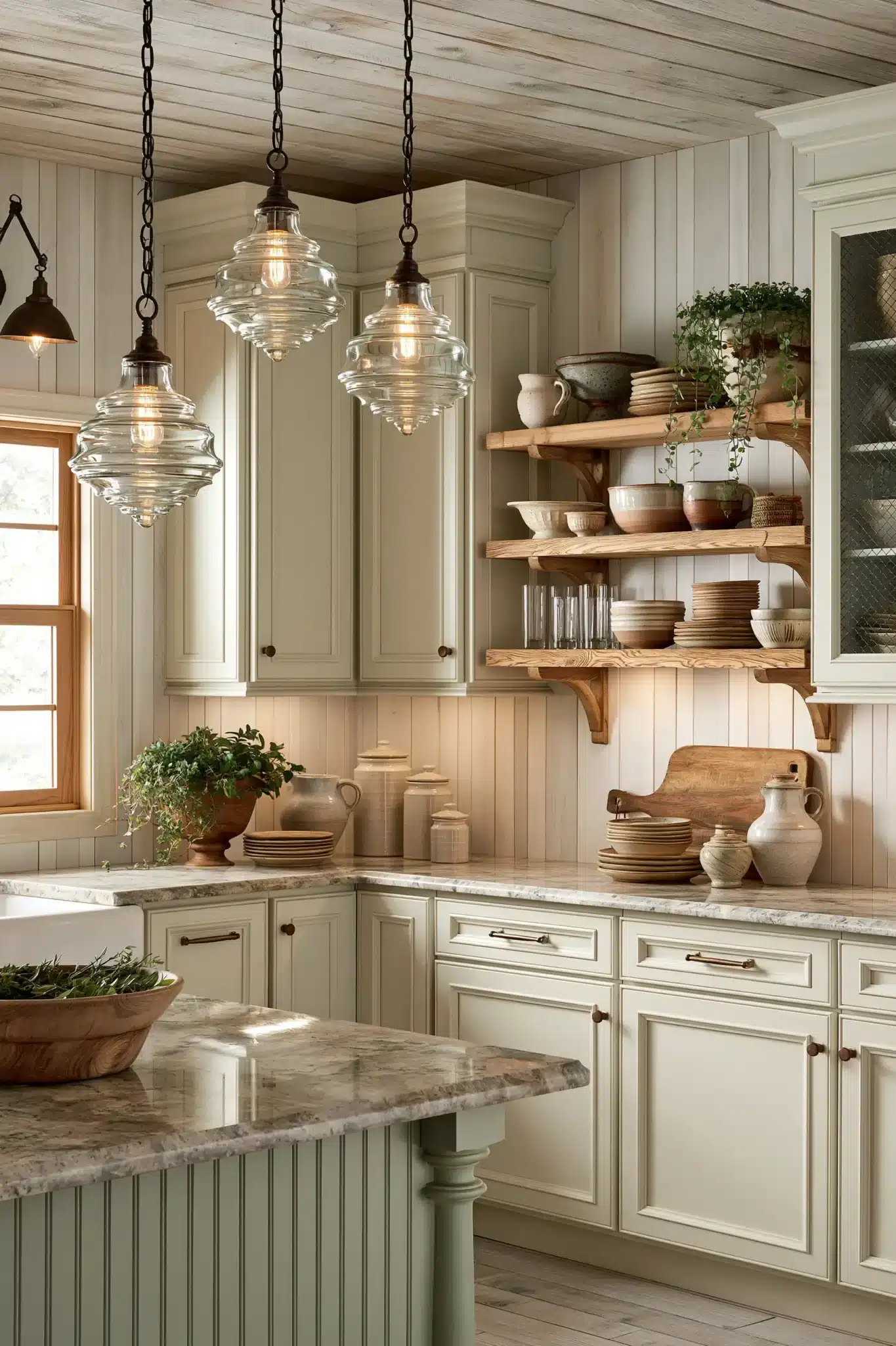 29 Sage Green and Cream Kitchen Ideas That Stay Soft 20