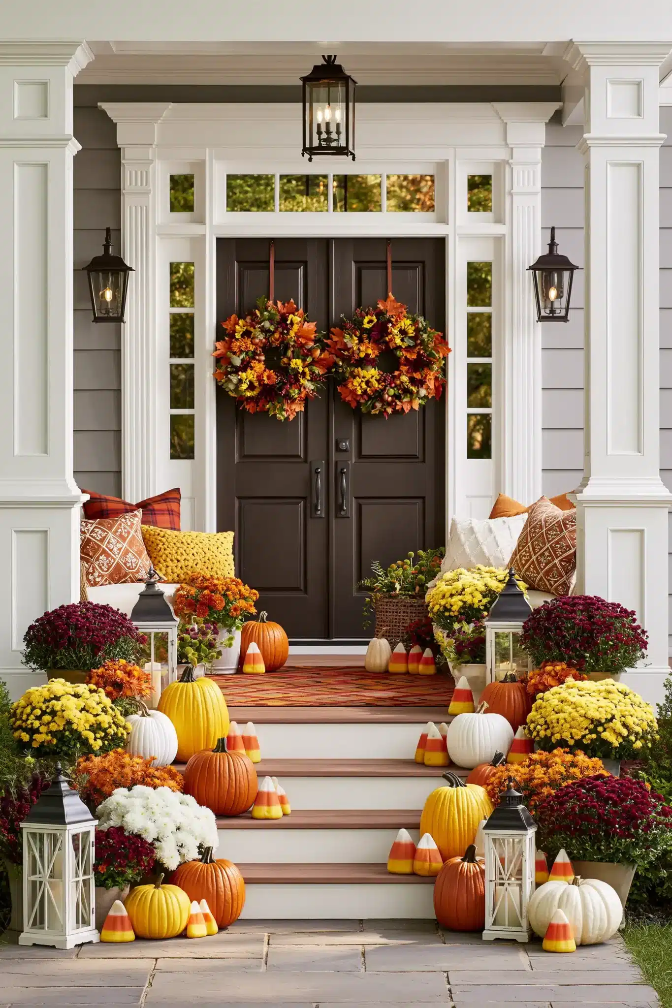 29 Halloween Porch Ideas That Look Good Before Dark 20