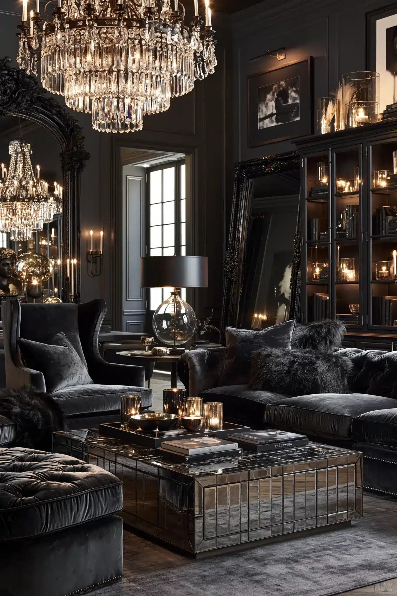 29 Gothic Living Room Ideas for a Space That Feels Lived-In 20