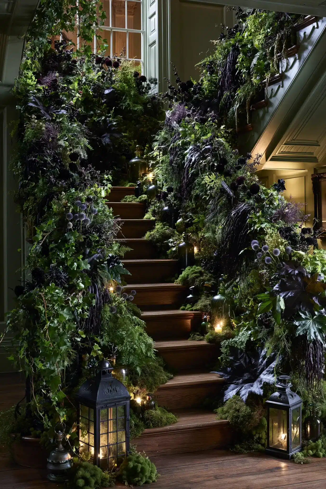 29 Halloween Staircase Decor Ideas That Skip the Cheap Stuff 20
