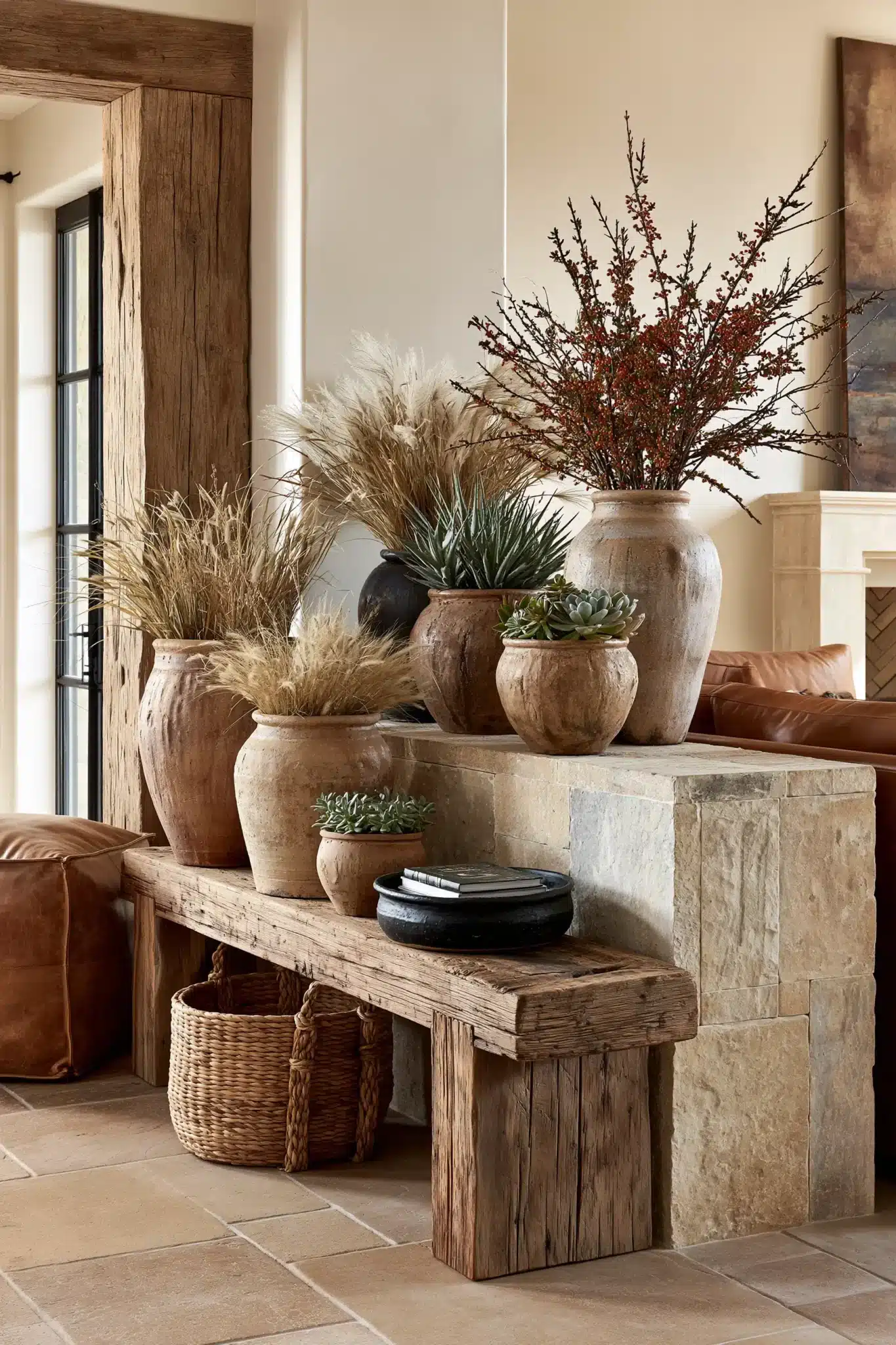 29 Western Style Home Decor Ideas with Real Weathered Wood 21