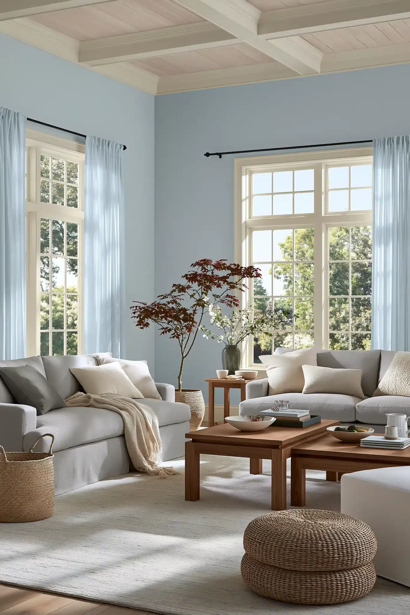 29 Light Blue and Grey Living Room Ideas That Stay Airy 21