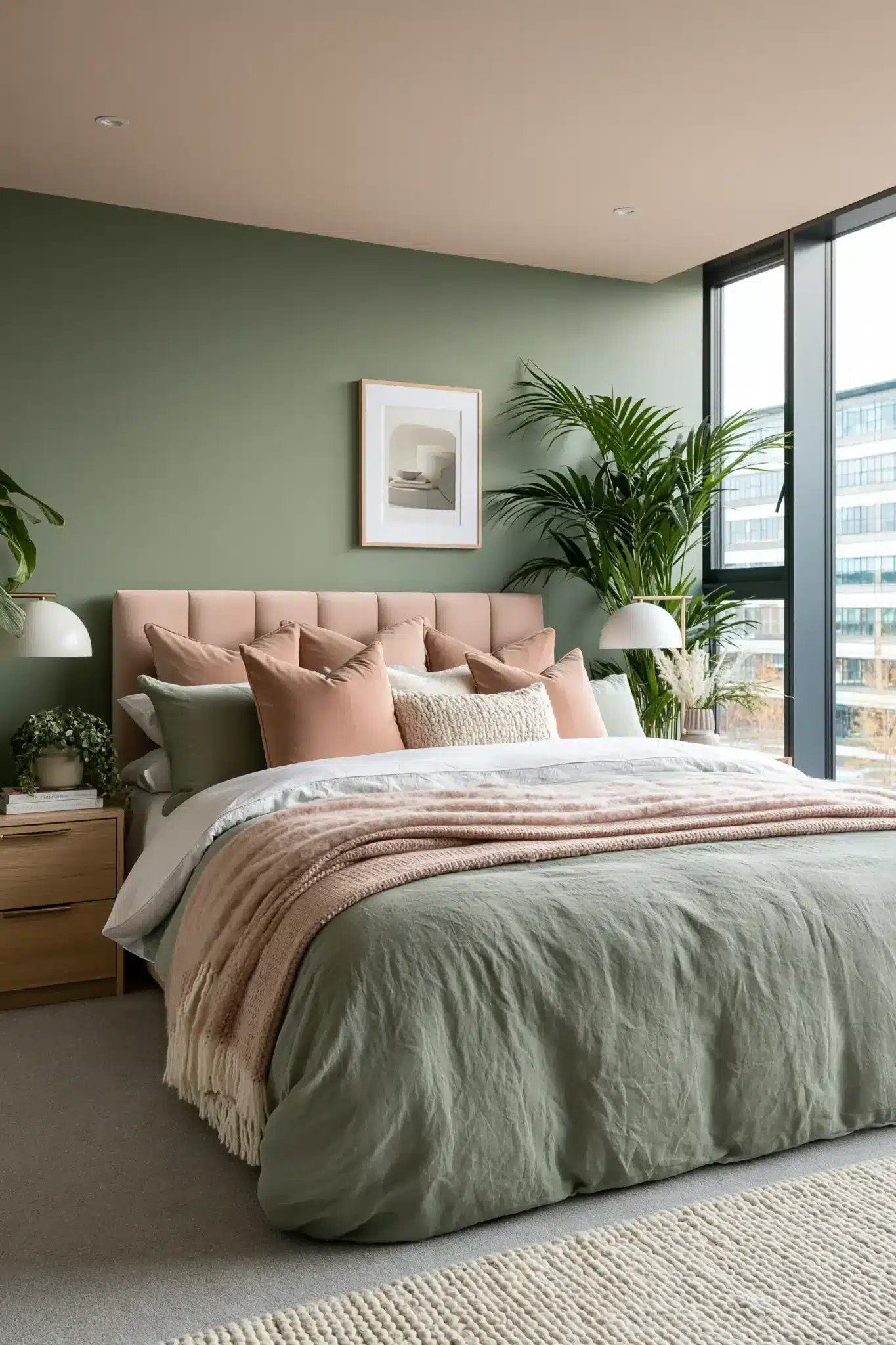 29 Sage Green and Blush Bedroom Ideas That Feel Quiet 21