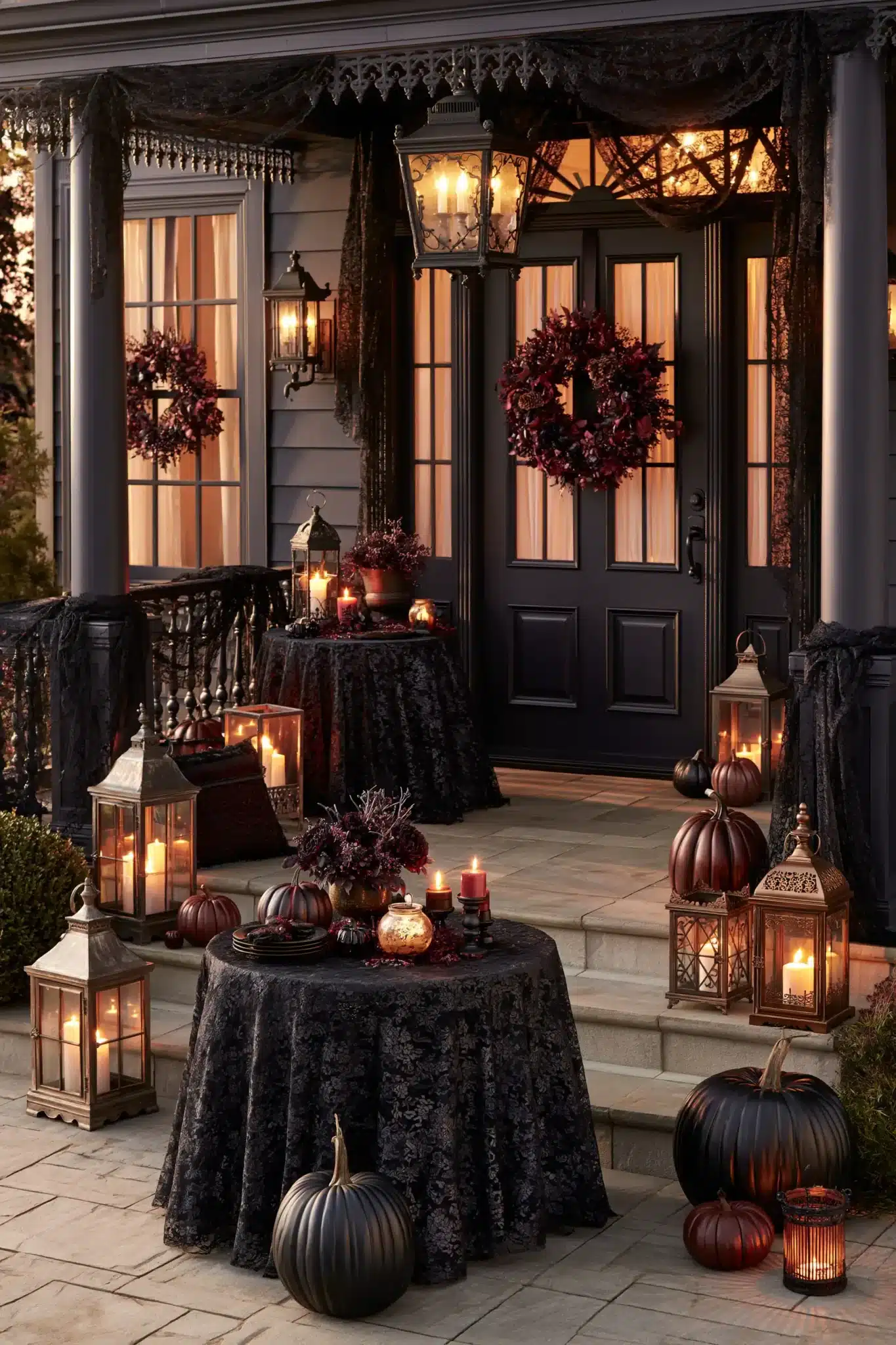 29 Halloween Porch Ideas That Look Good Before Dark 22