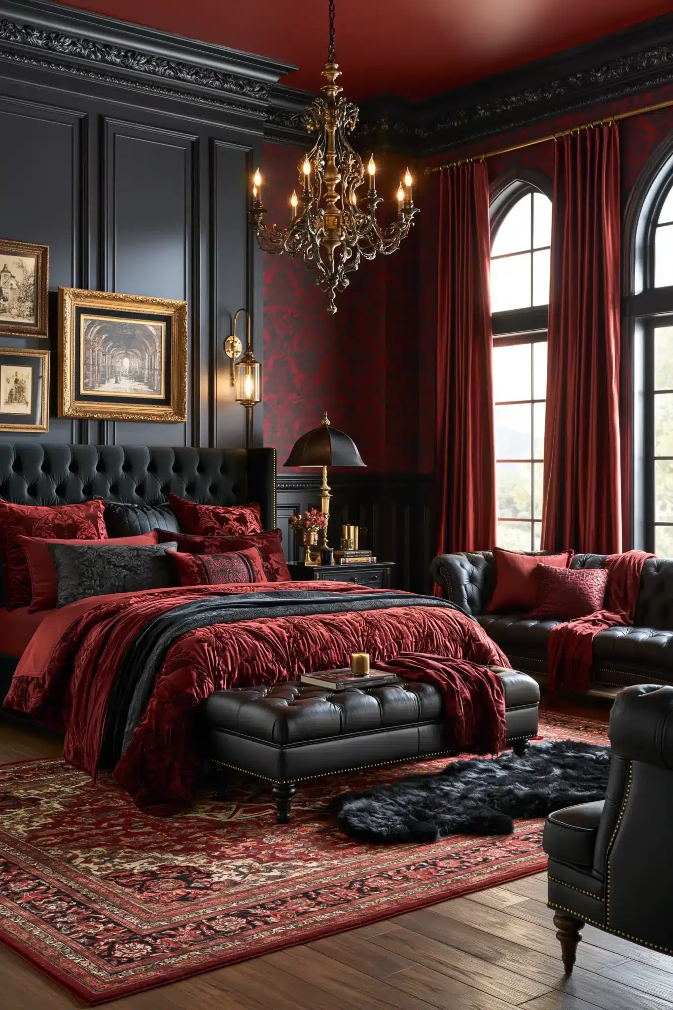 29 Gothic Bedroom Ideas That Lean Into the Dark Without Feeling Cold 22 Gothic Bedroom