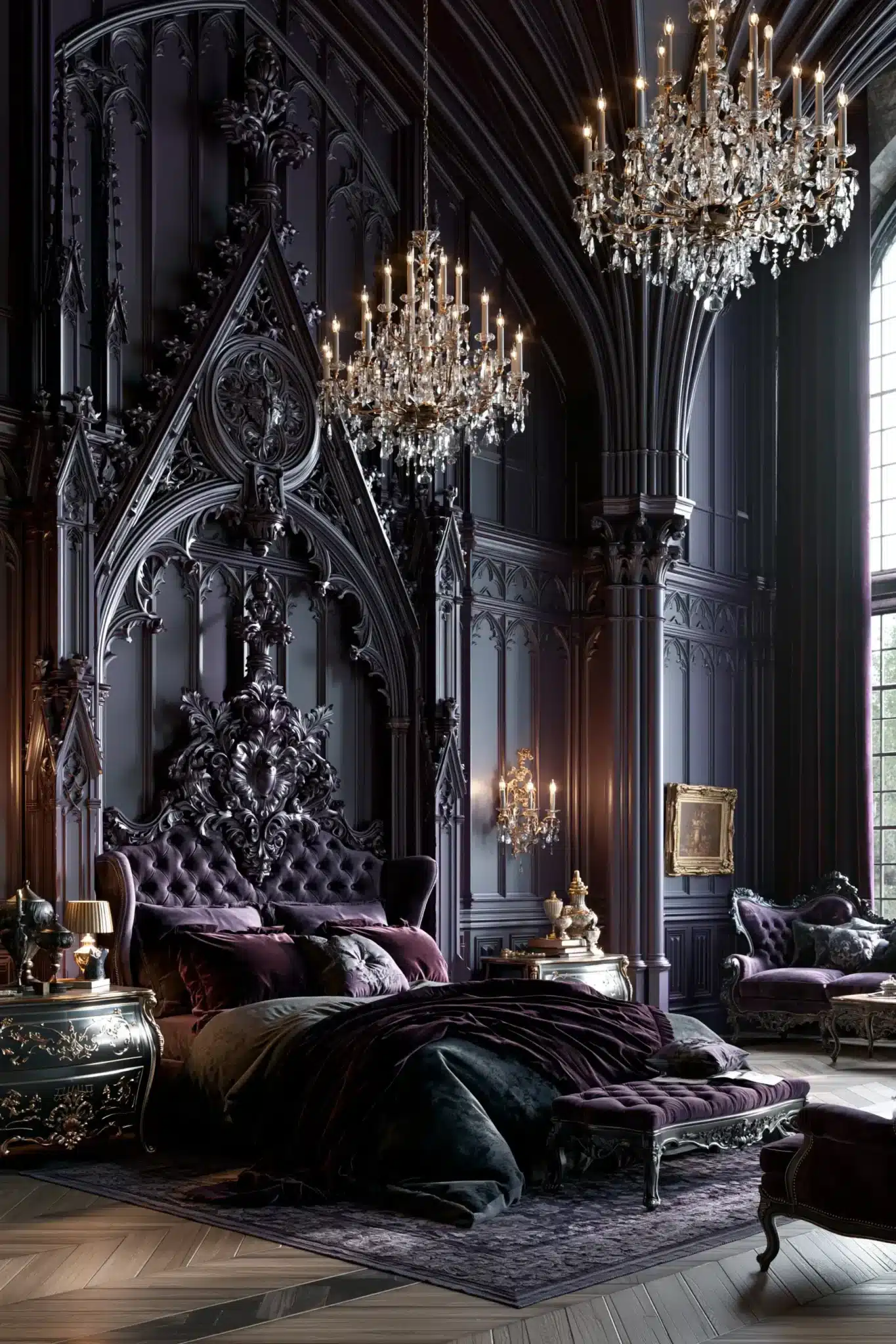 29 Purple Gothic Bedroom Ideas That Lean Into Deep Plum 22